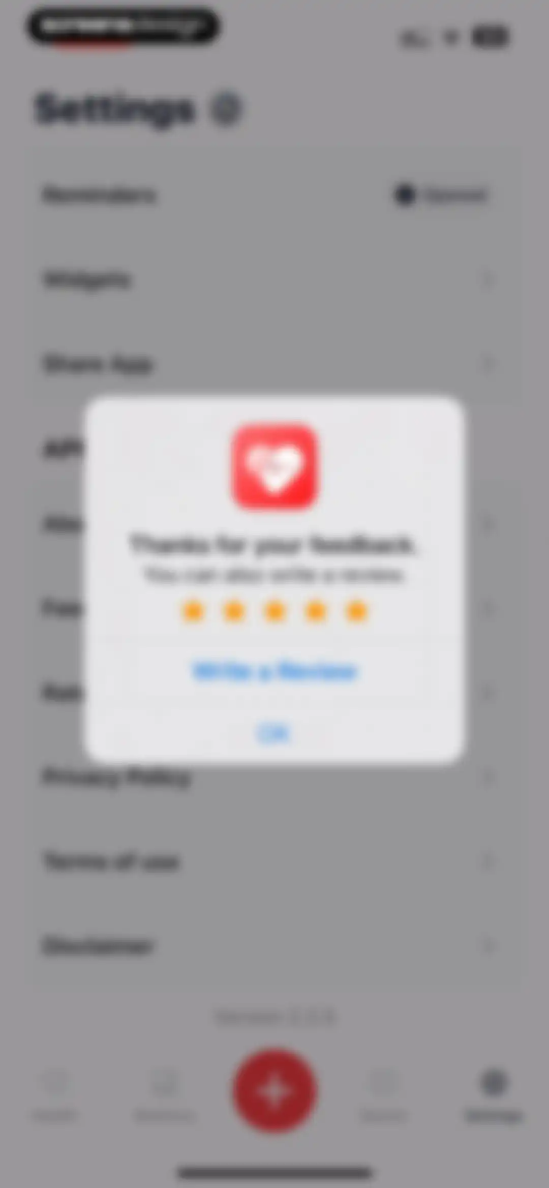 iHeart-Pulse Rate Monitor App. screen 86