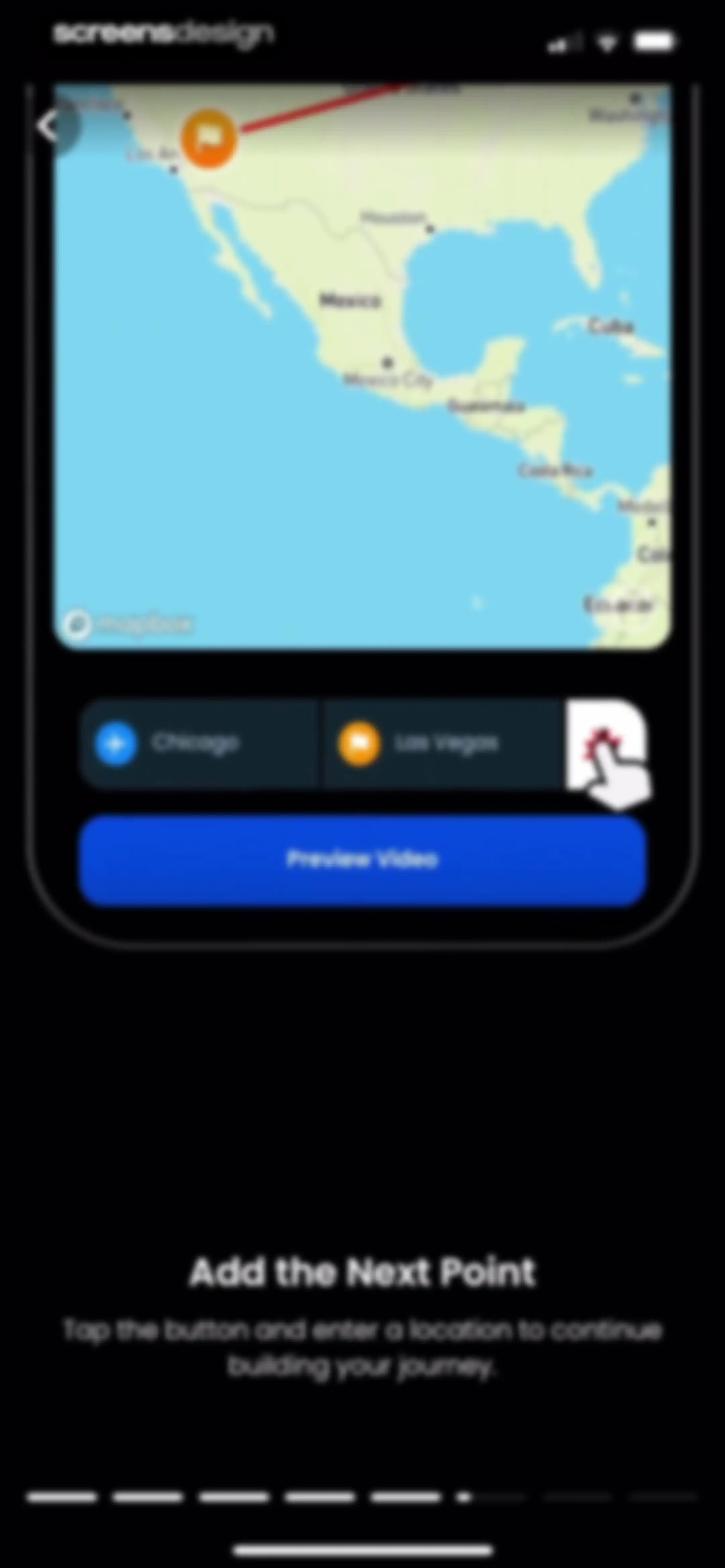 TravelAnimator: Journey Route screen 61