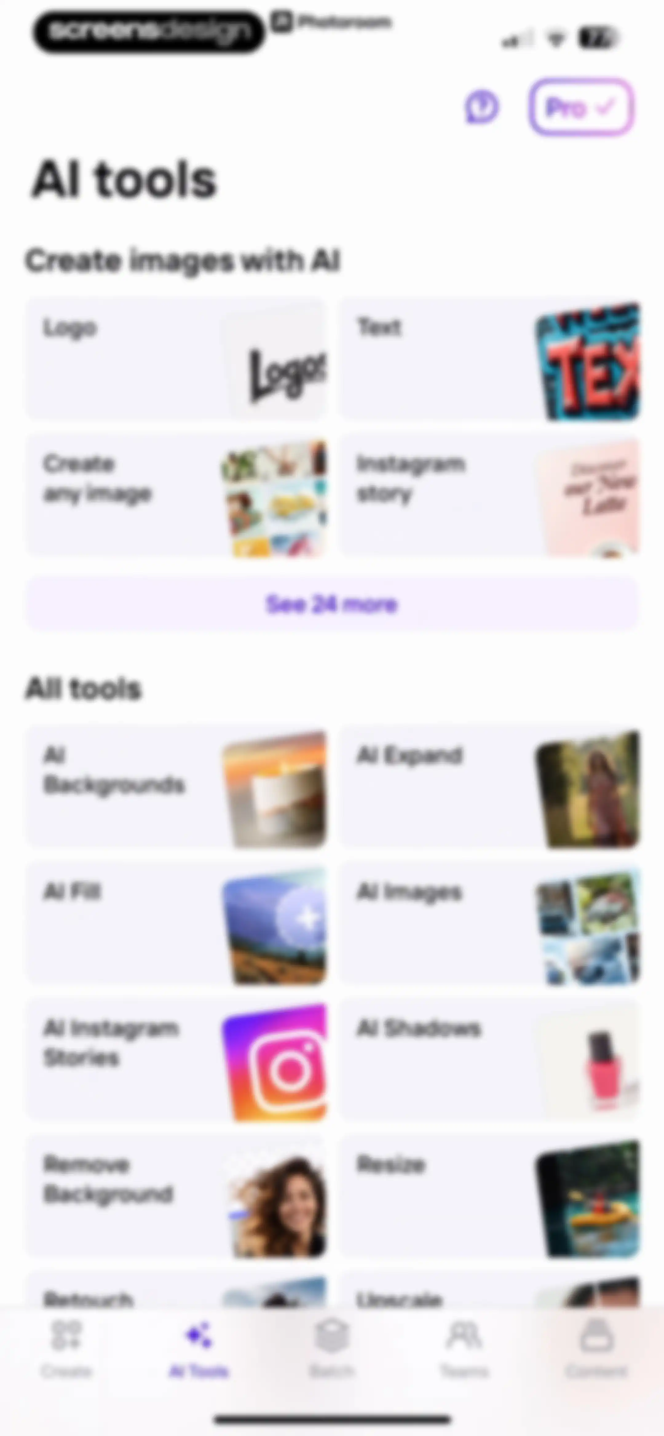 Photoroom: AI Photo Editor screen 62