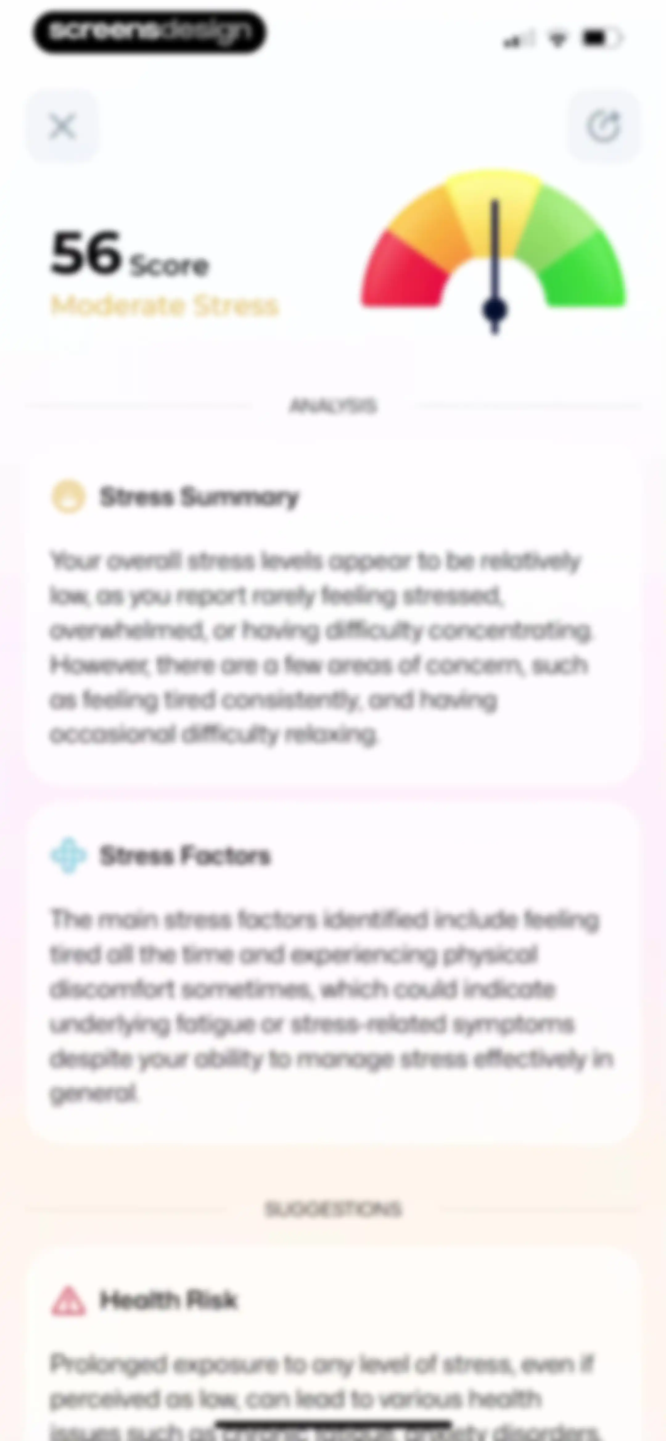 Wellance – AI Health & Balance screen 106