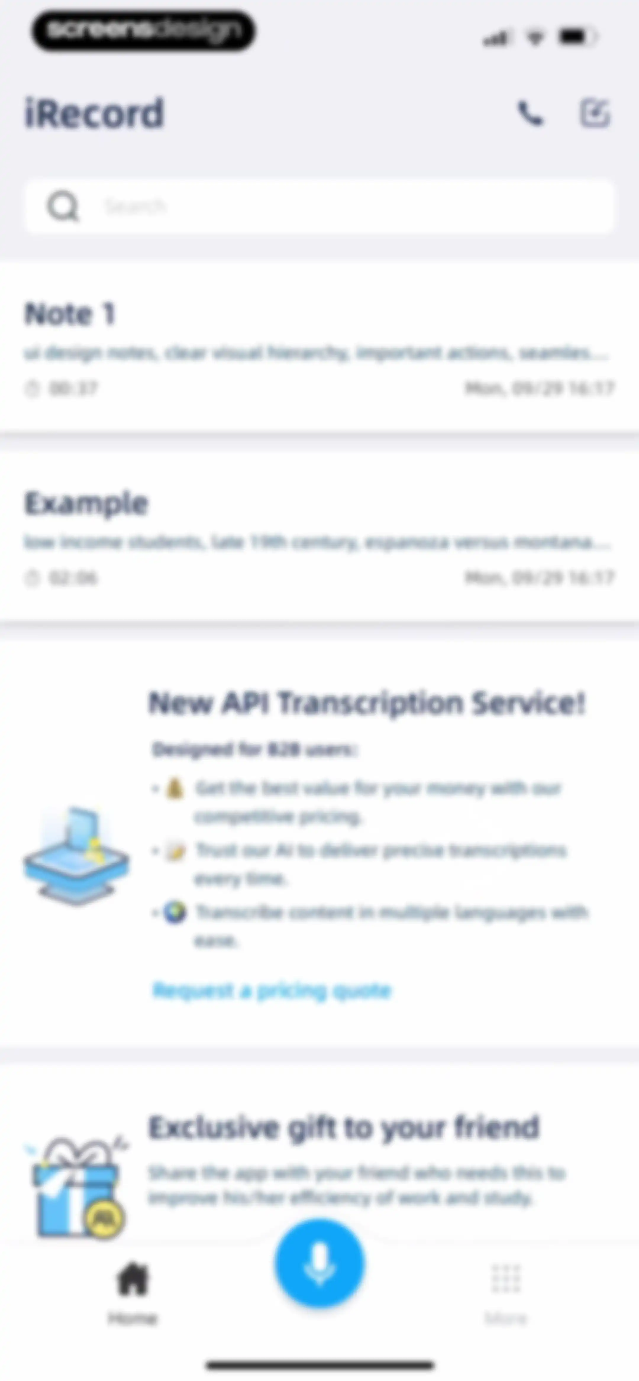 iRecord: Transcribe Voice Memo screen 27