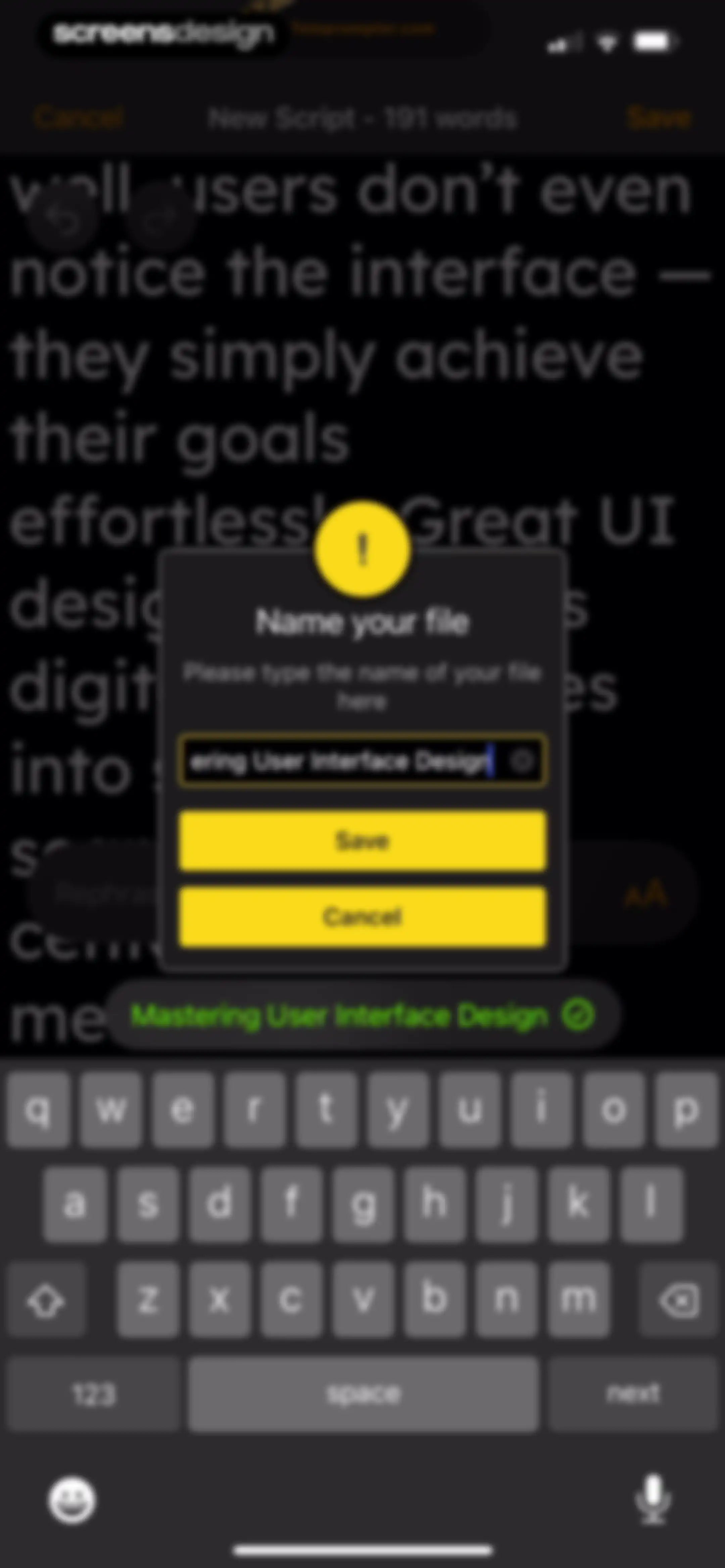 Teleprompter.com screen 99