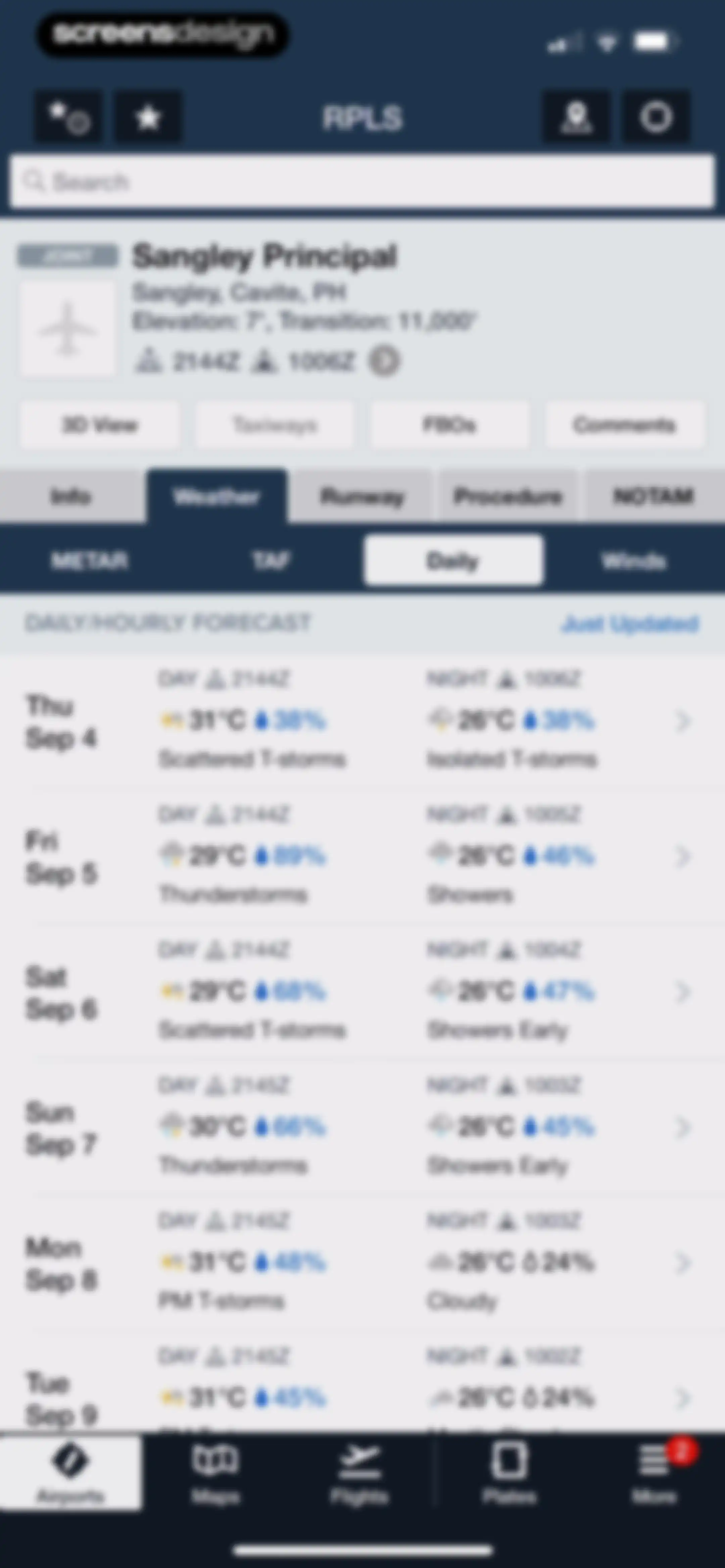 ForeFlight Mobile EFB screen 96