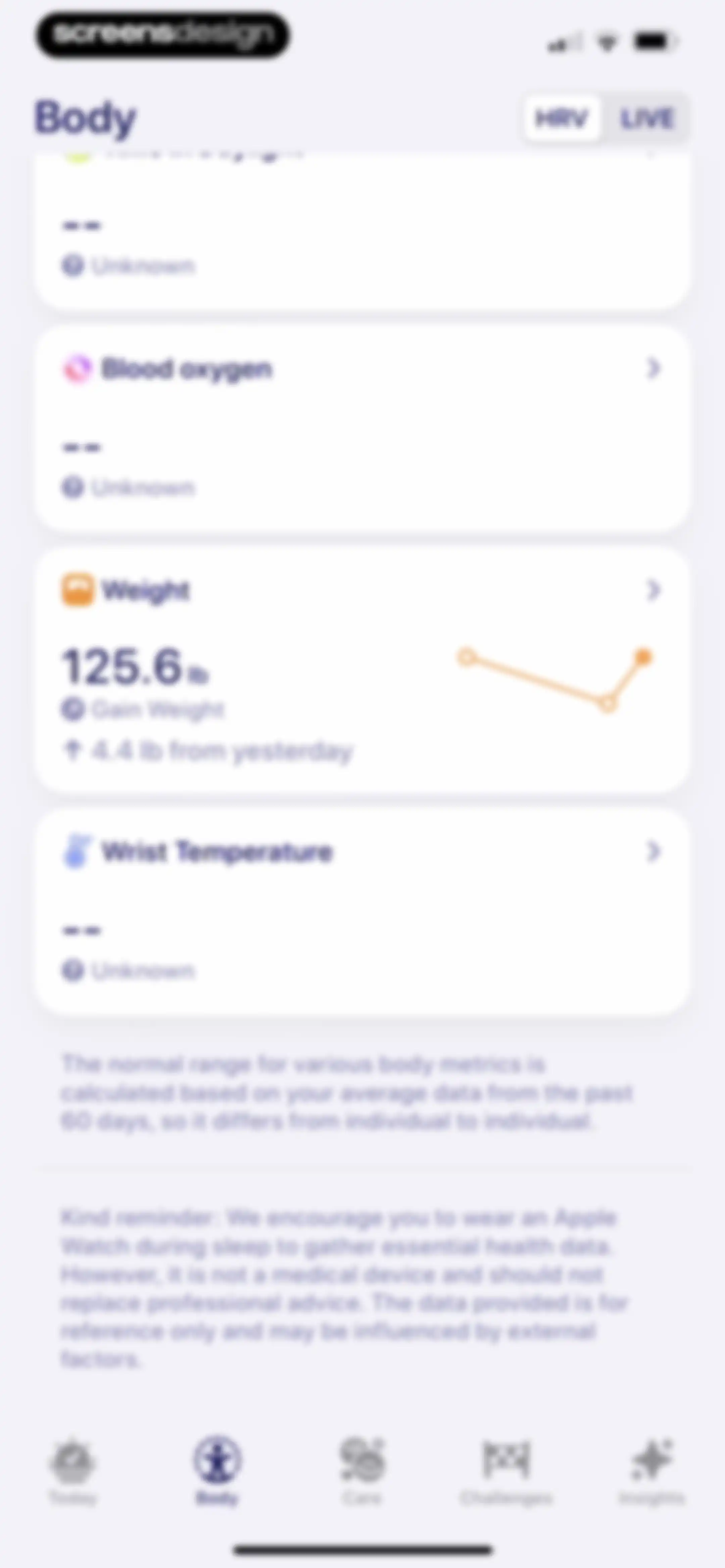 Grow: Health & Fitness screen 99