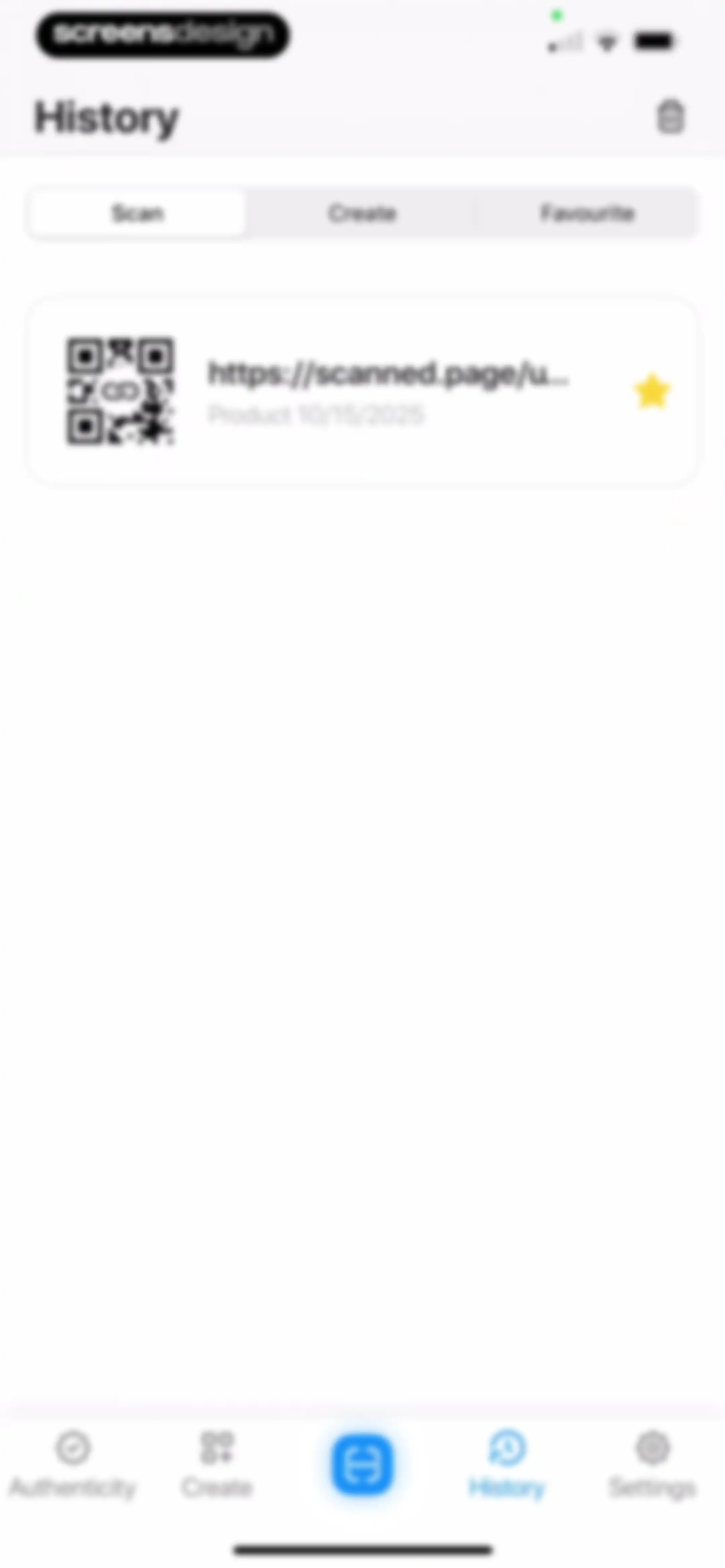 QR Code Reader, Scan Barcode screen 64