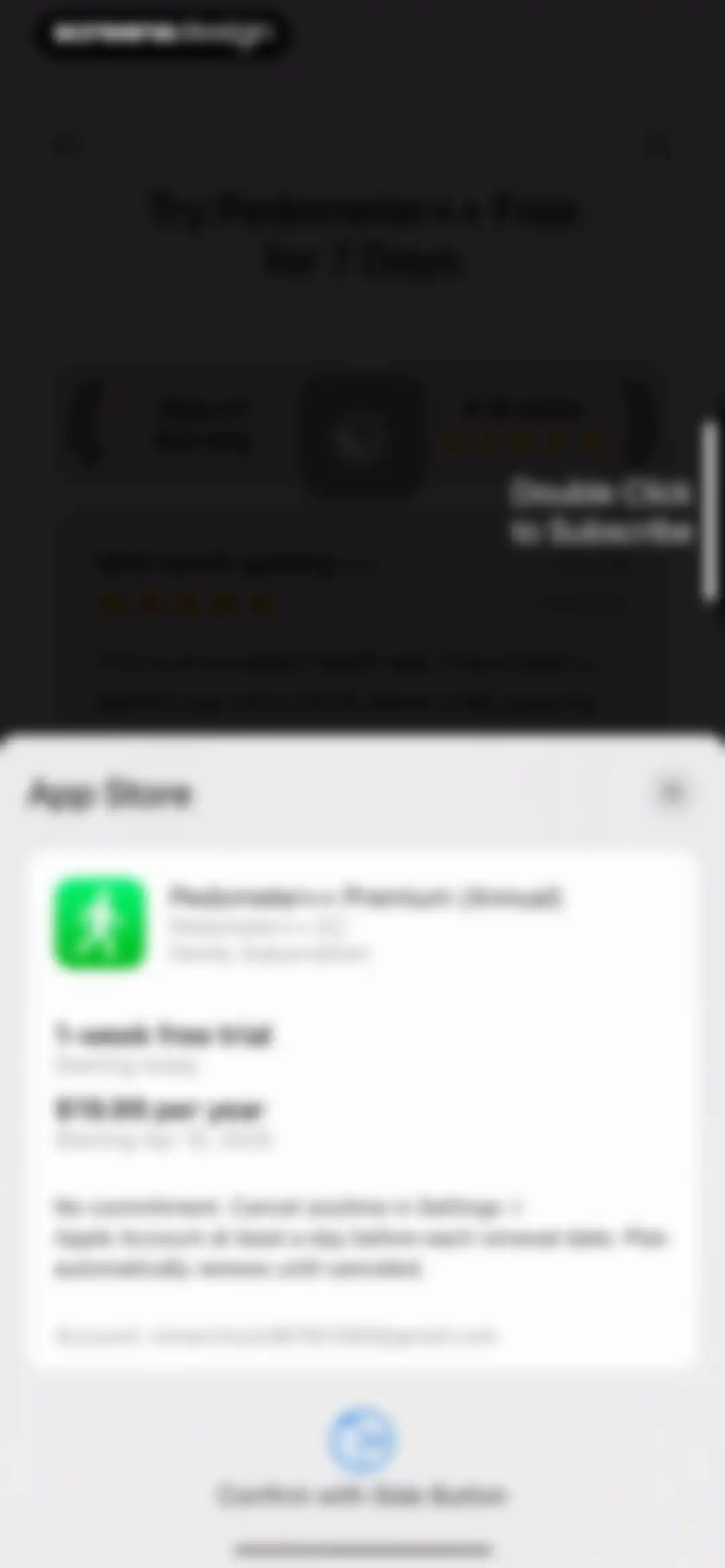 Pedometer++ screen 7