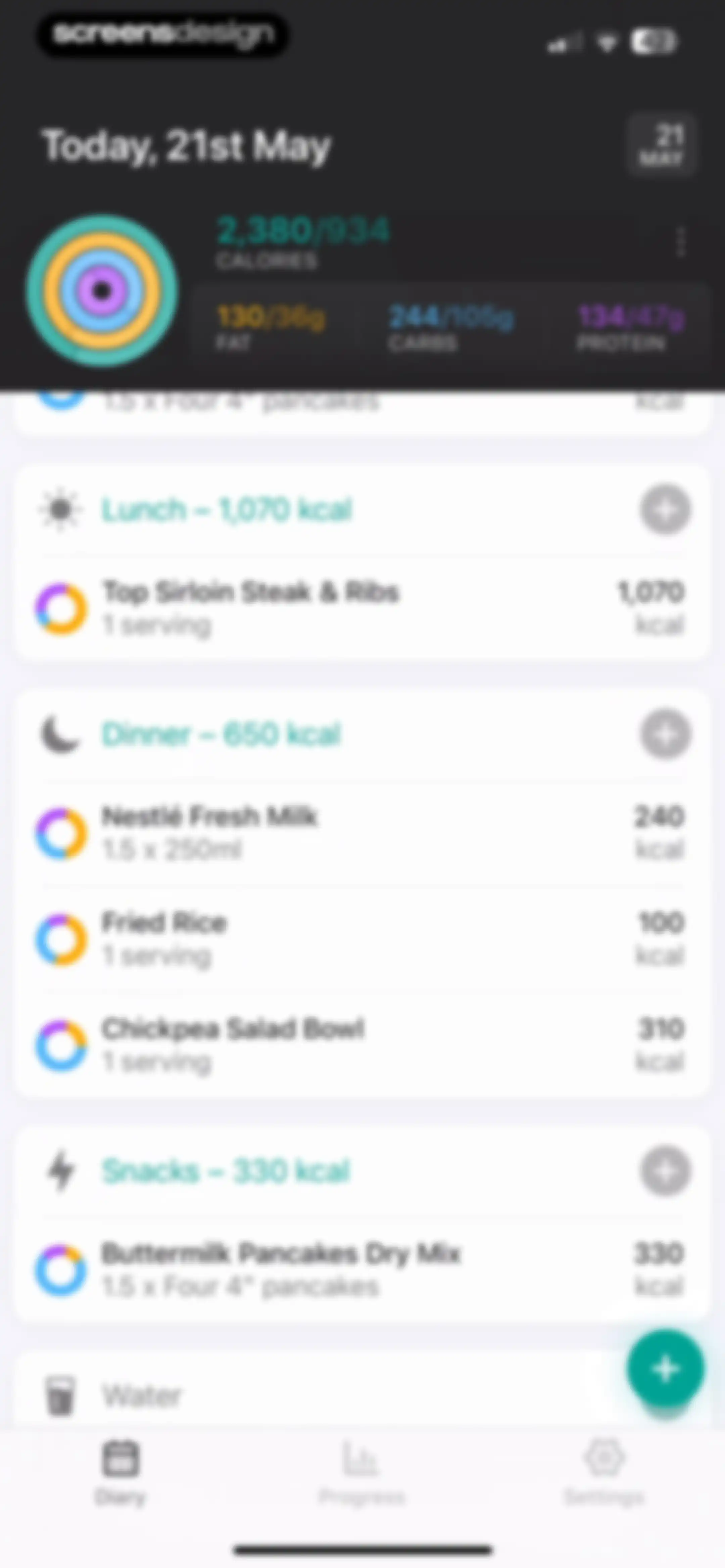 Diet & Food Tracker: EatWell screen 69