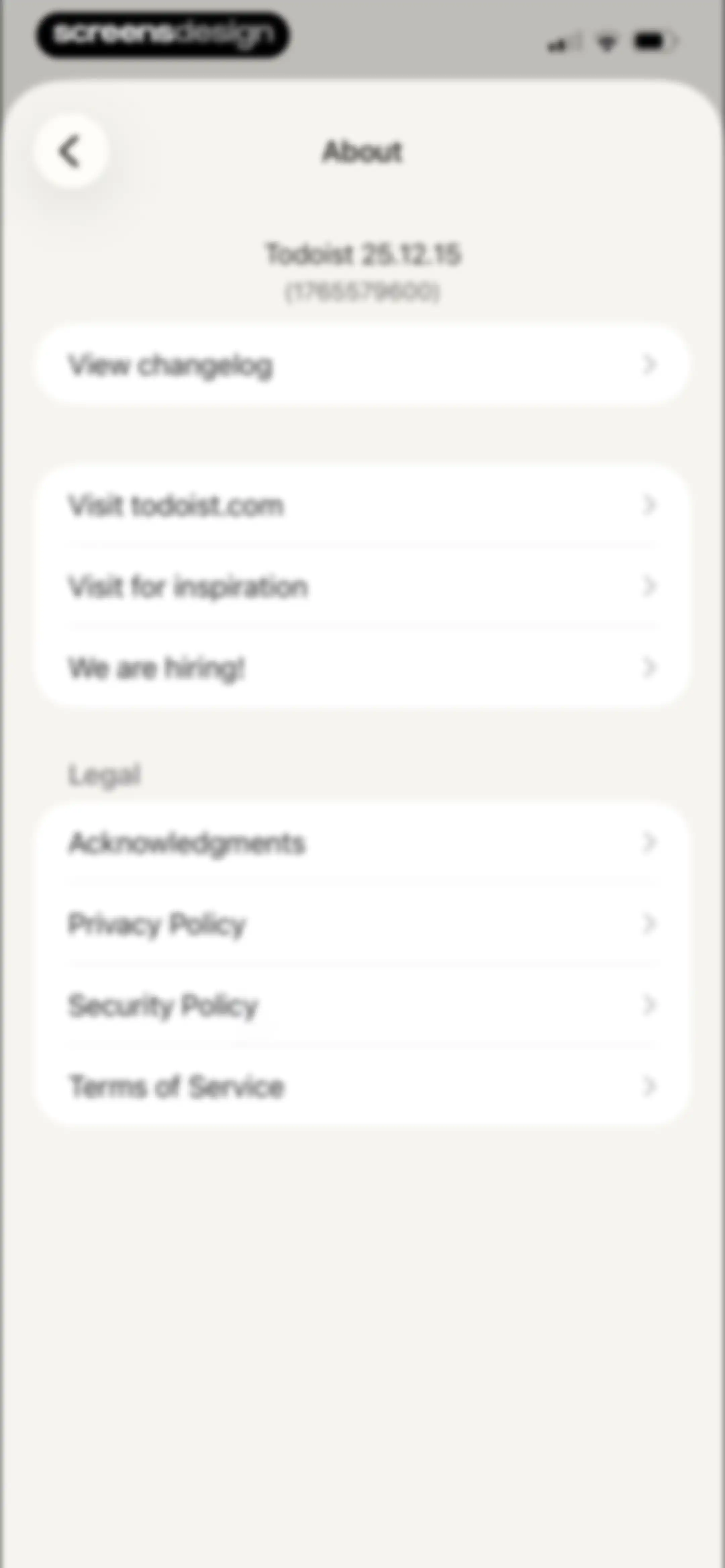Todoist: To Do List & Calendar screen 202