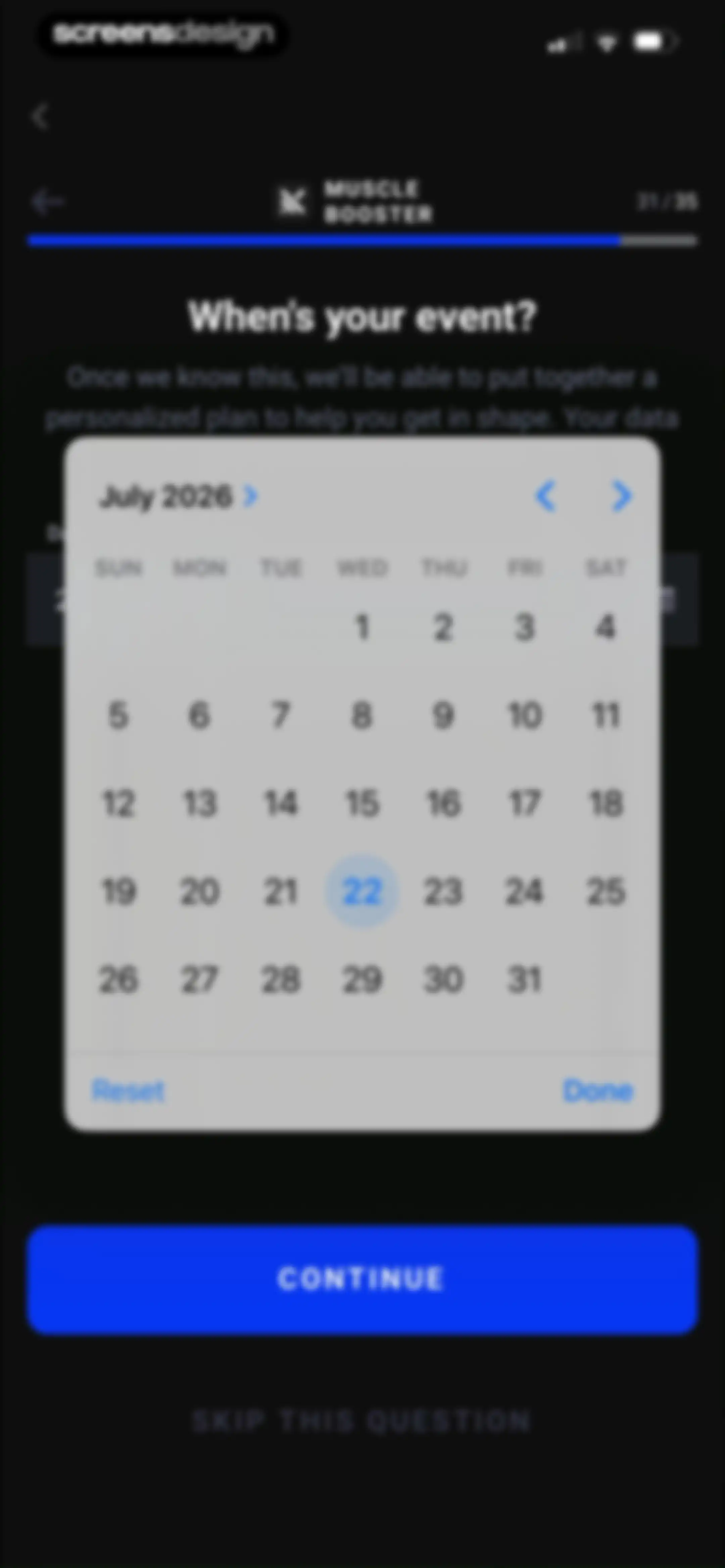 Muscle Booster Workout Tracker screen 34