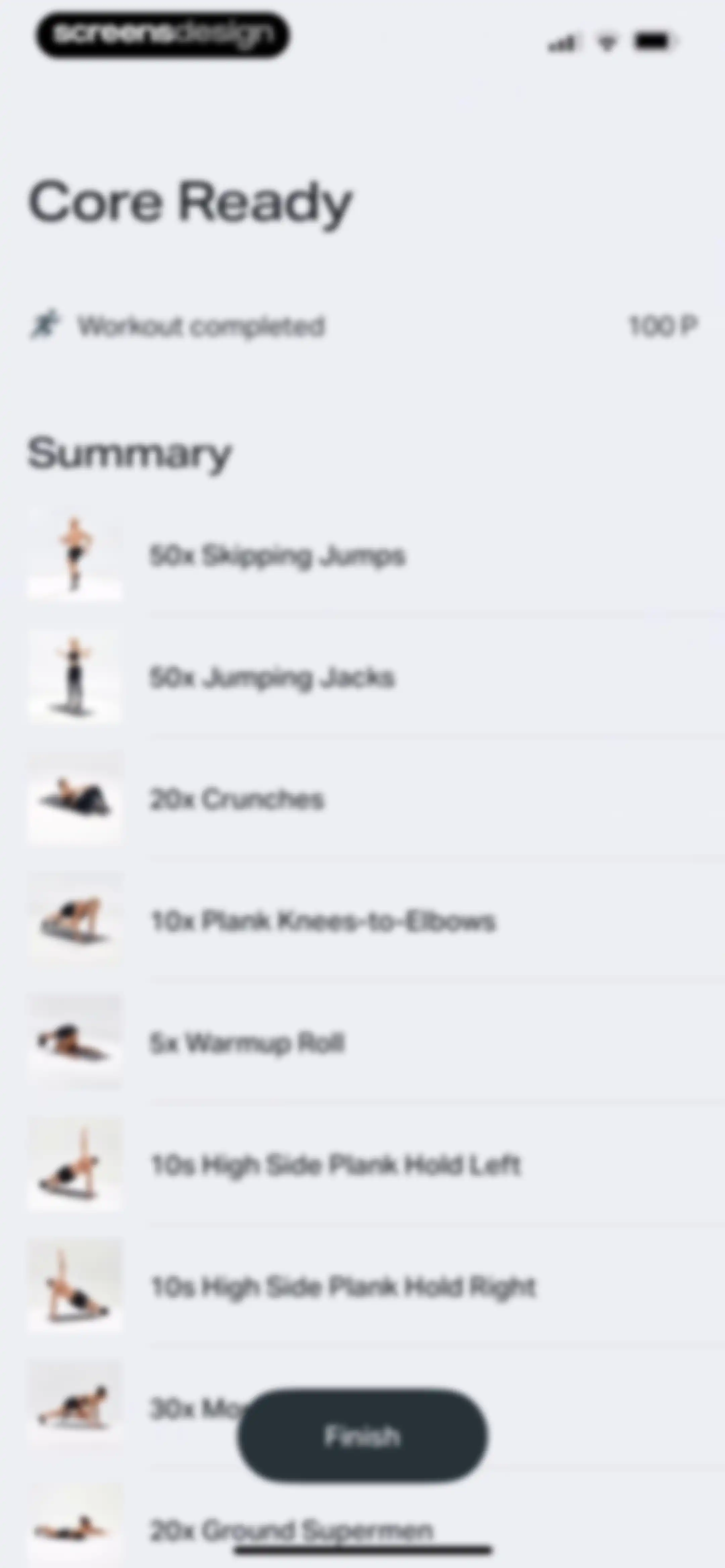Freeletics: Workouts & Fitness screen 94