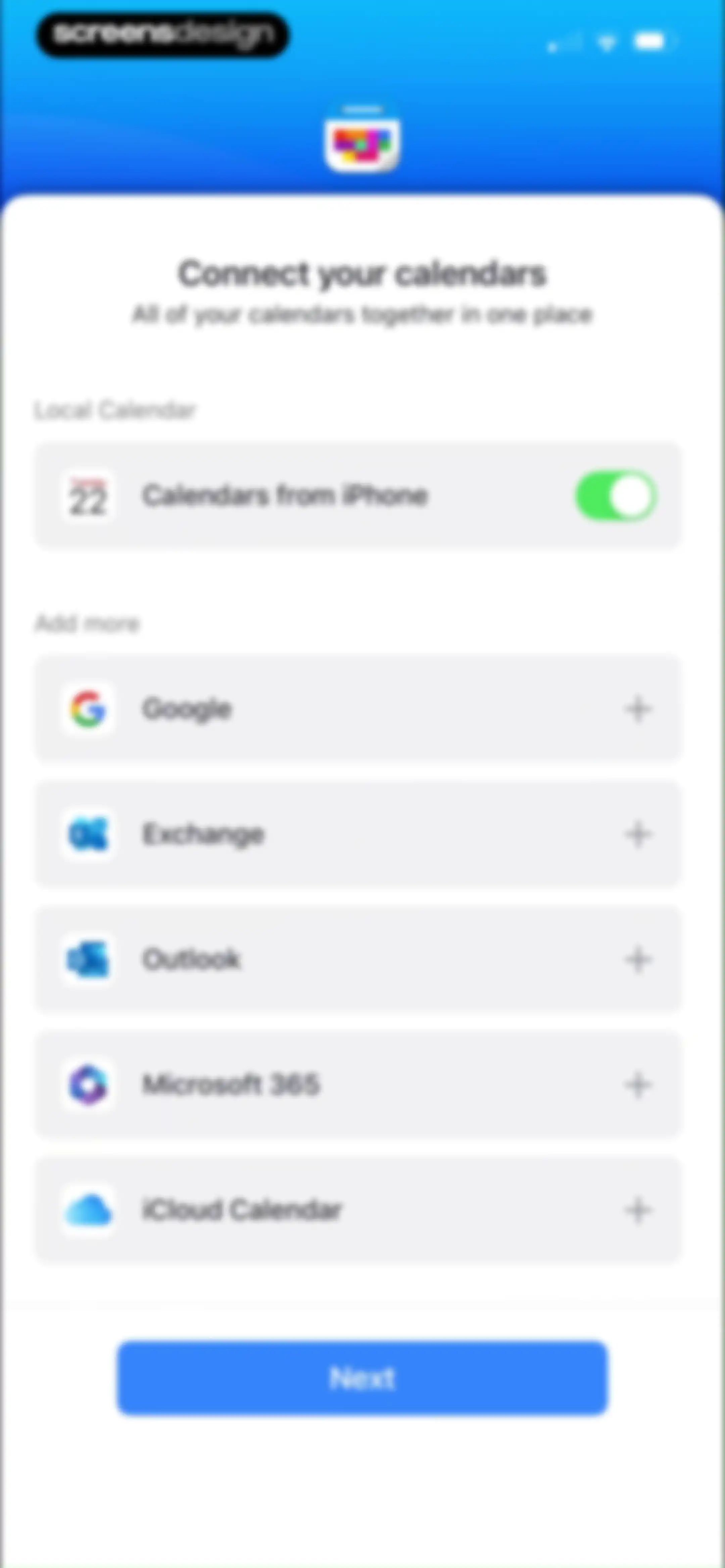 Calendars: Schedule Planner screen 3