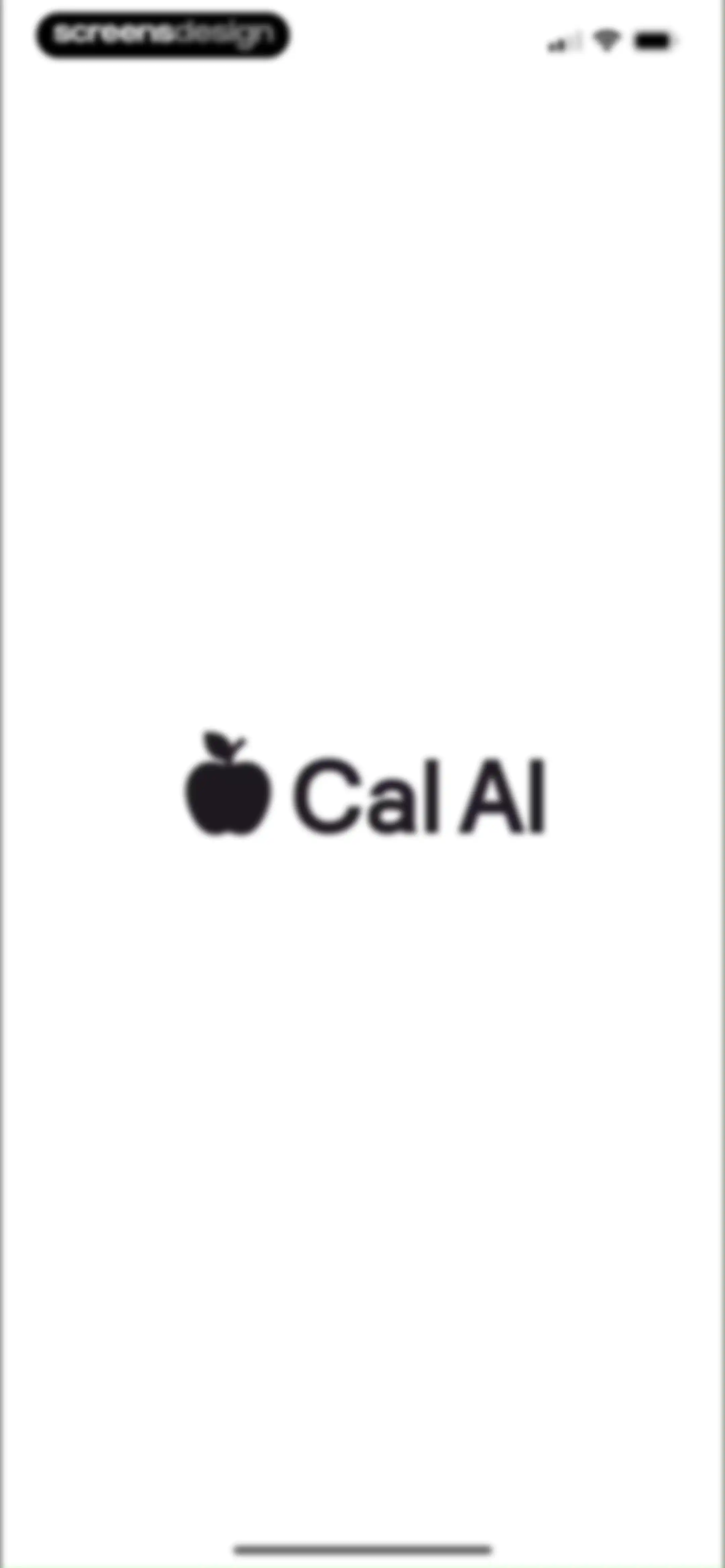 Cal AI - Calorie Tracker screen 1