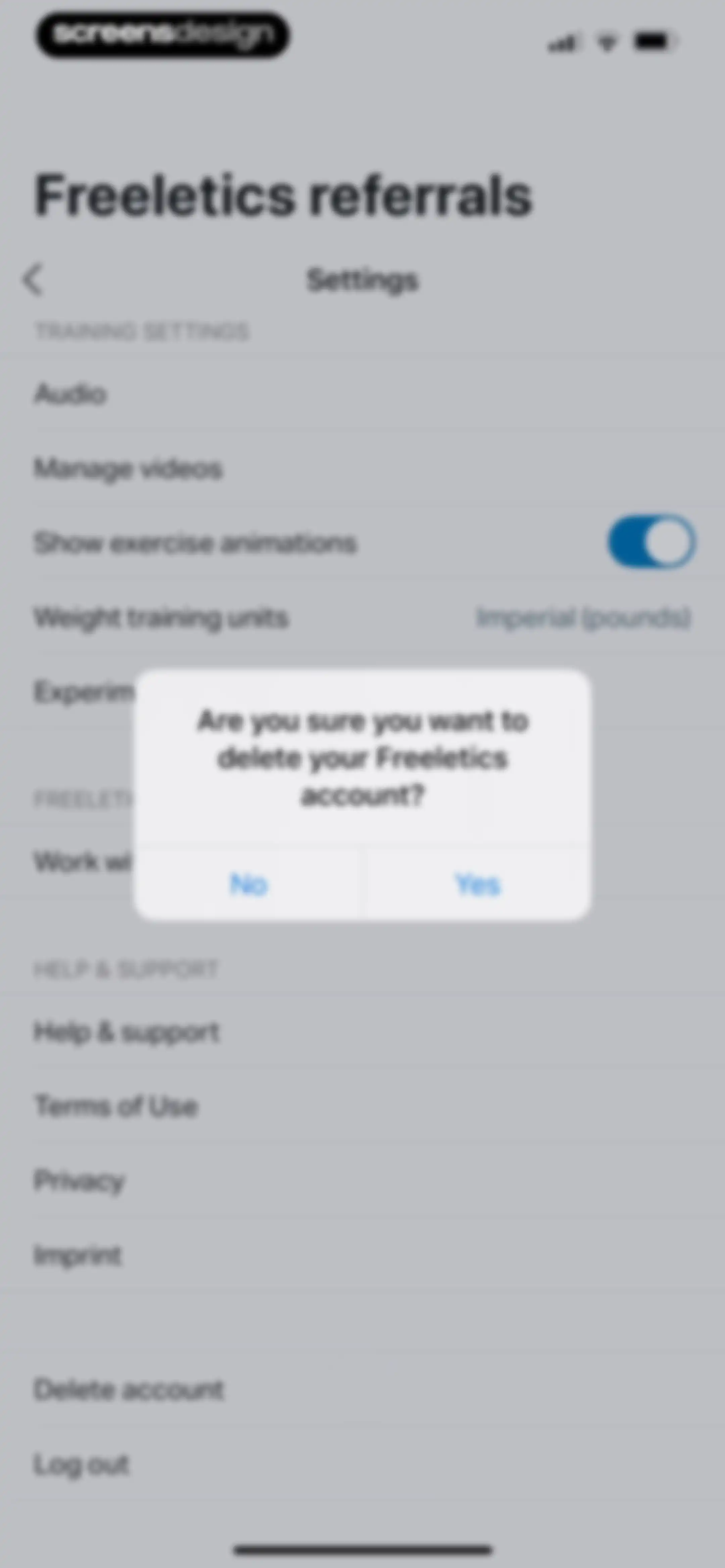 Freeletics: Workouts & Fitness screen 185