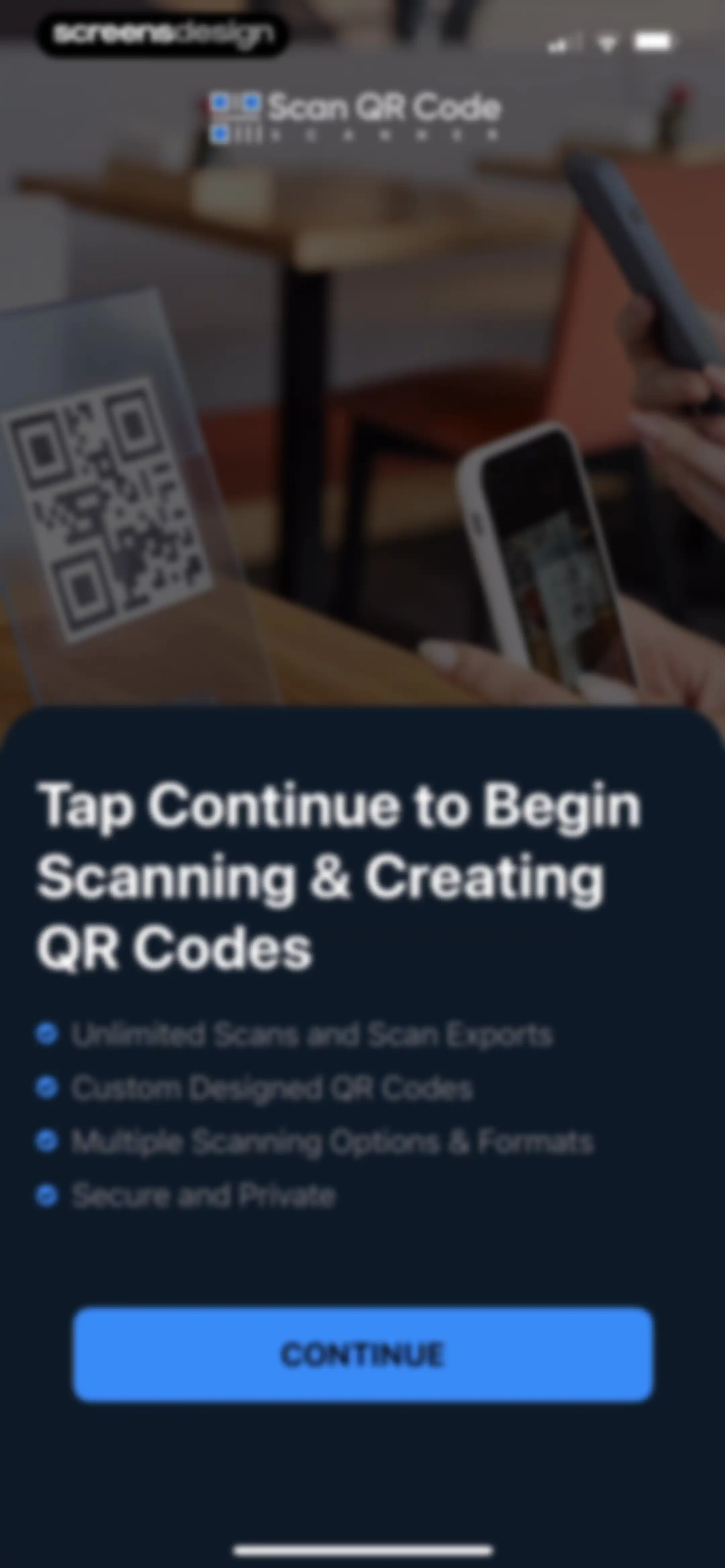 Scan QR Code Now screen 2