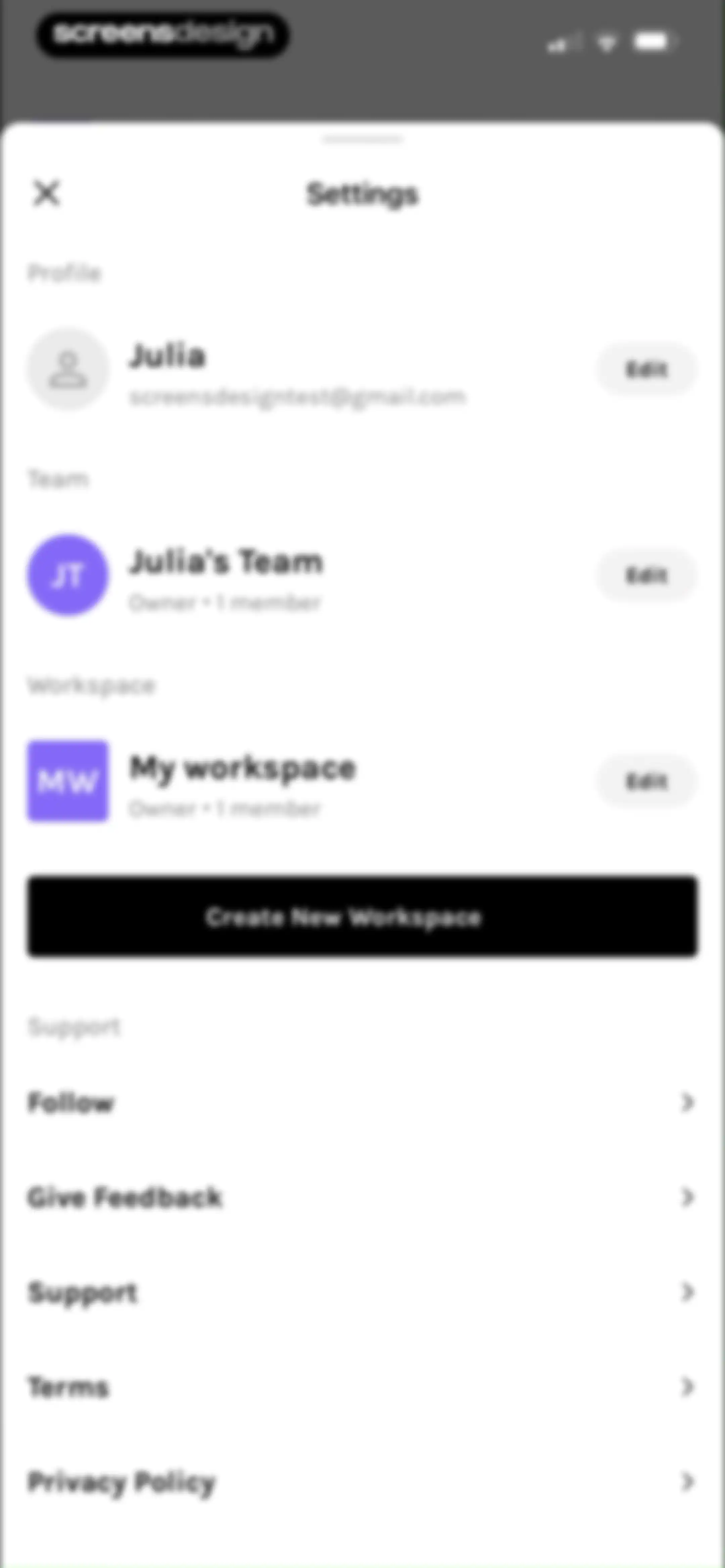 UNUM — Layout & Feed Preview screen 129