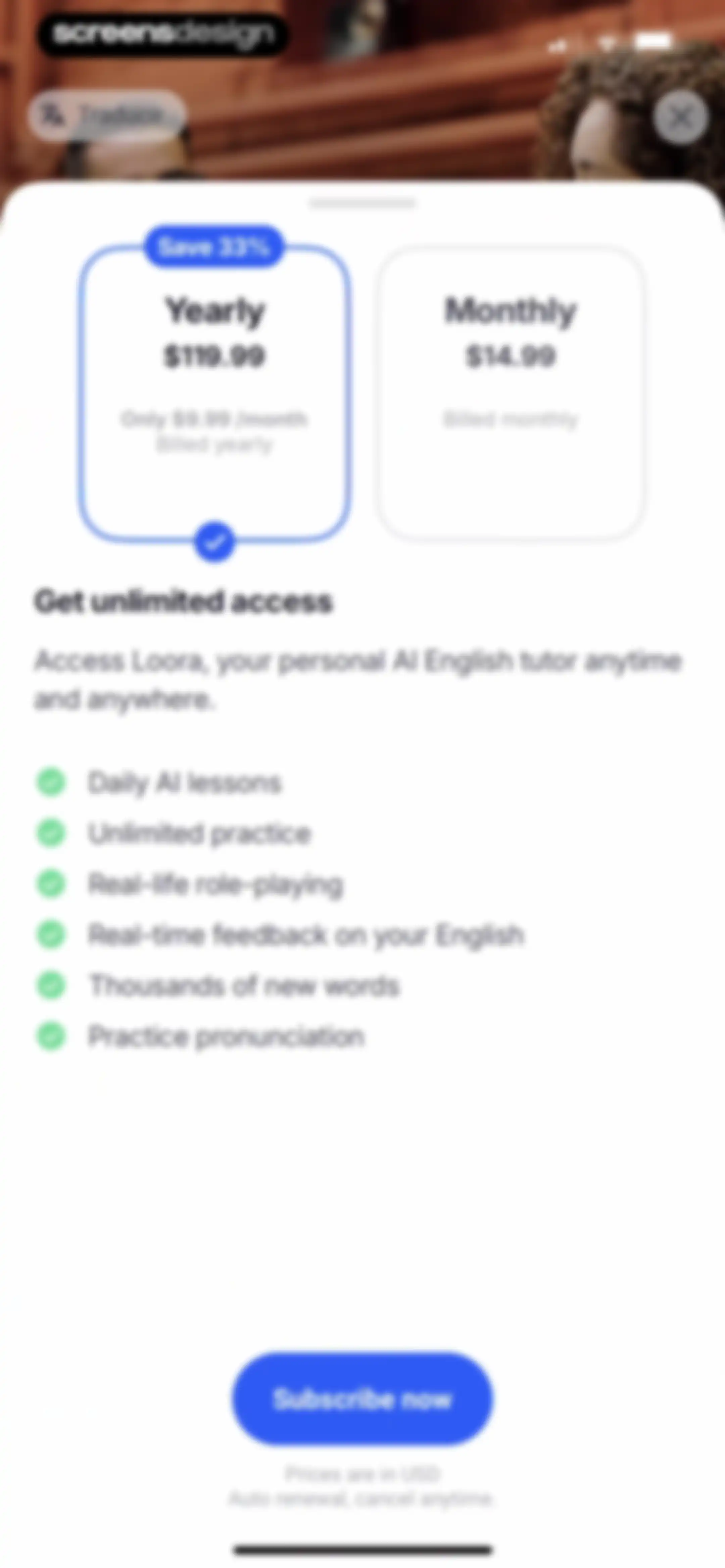 Speak English with Loora AI screen 37