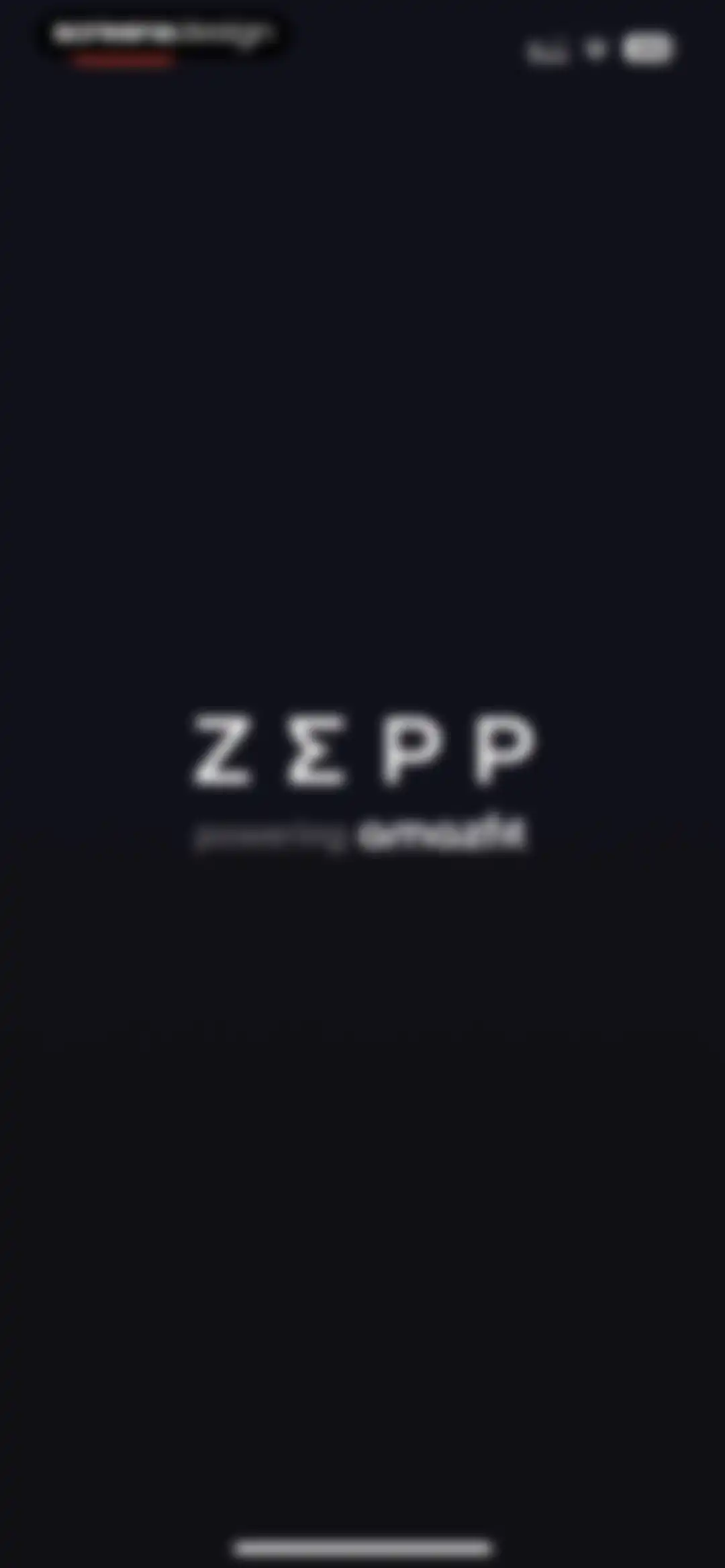 Zepp screen 1