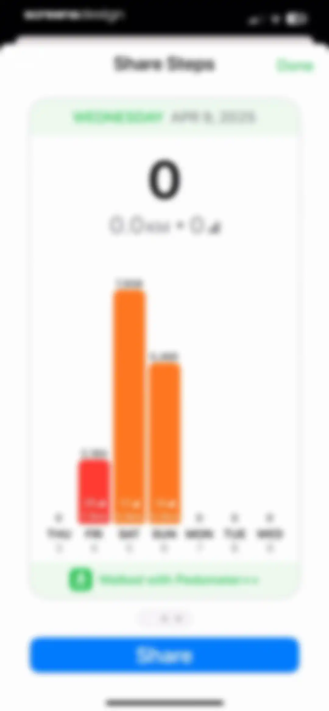 Pedometer++ screen 20
