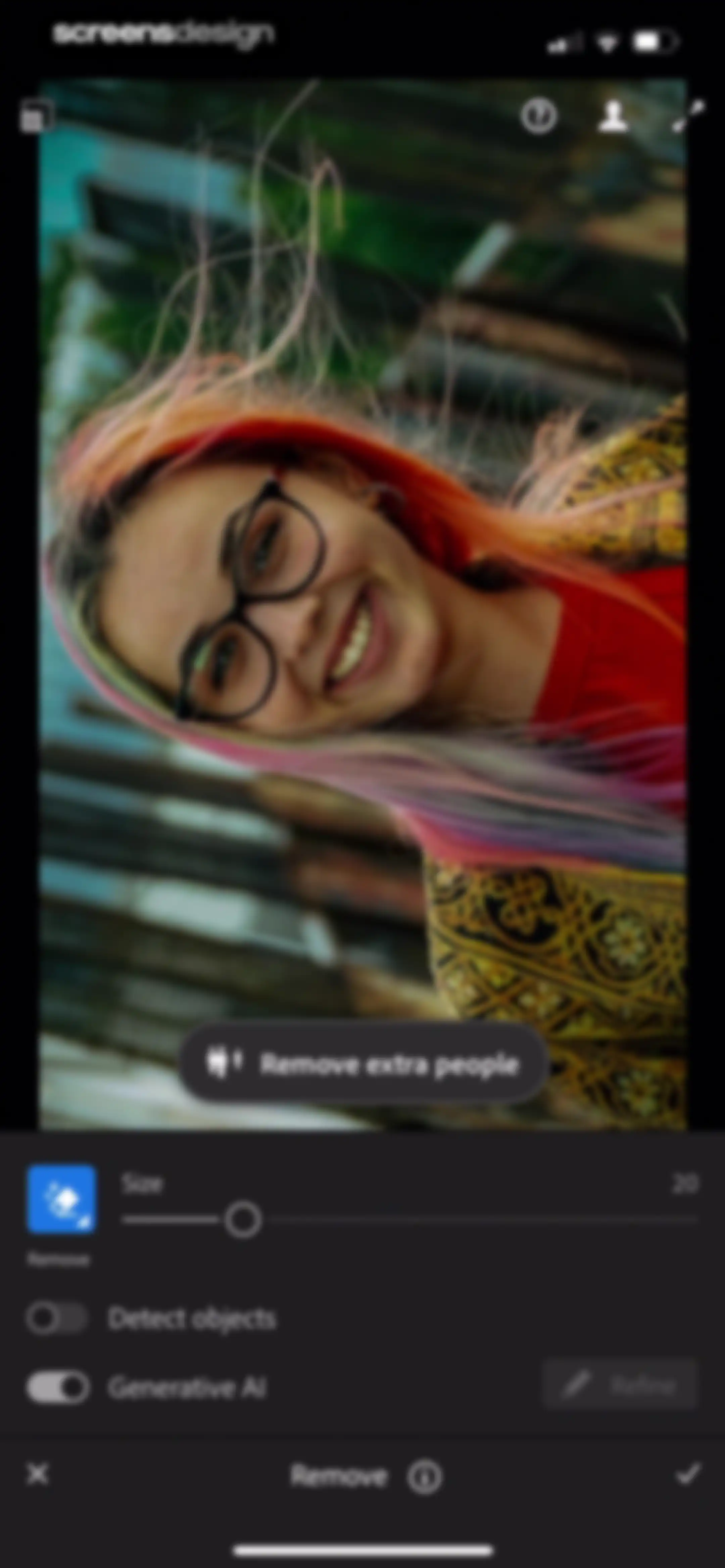 Lightroom: AI Photo Editor screen 100