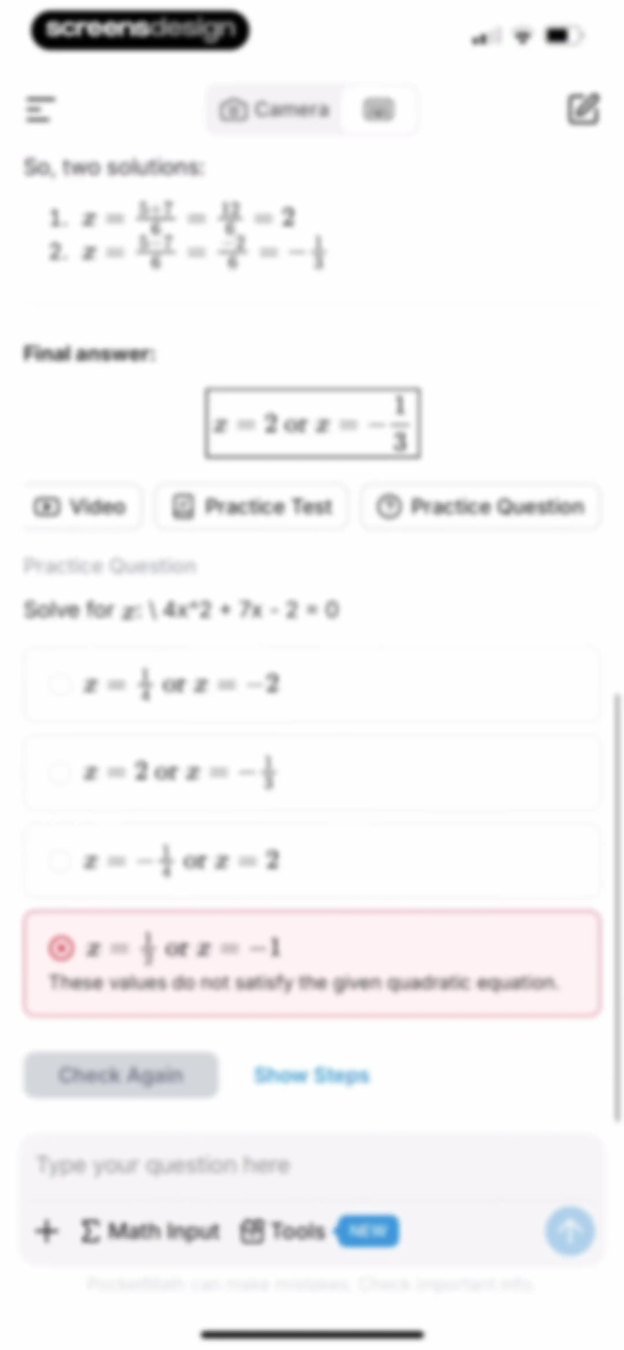 MathGPT - AI Math Solver screen 19