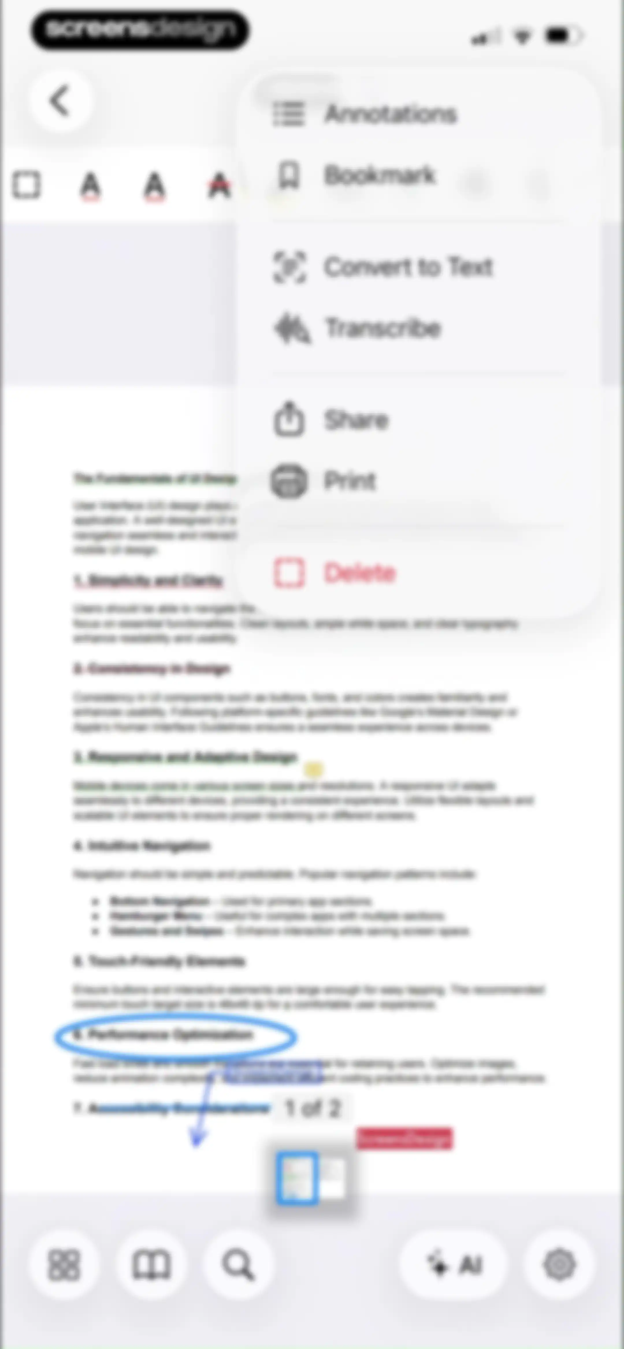 PDF Editor ® screen 52