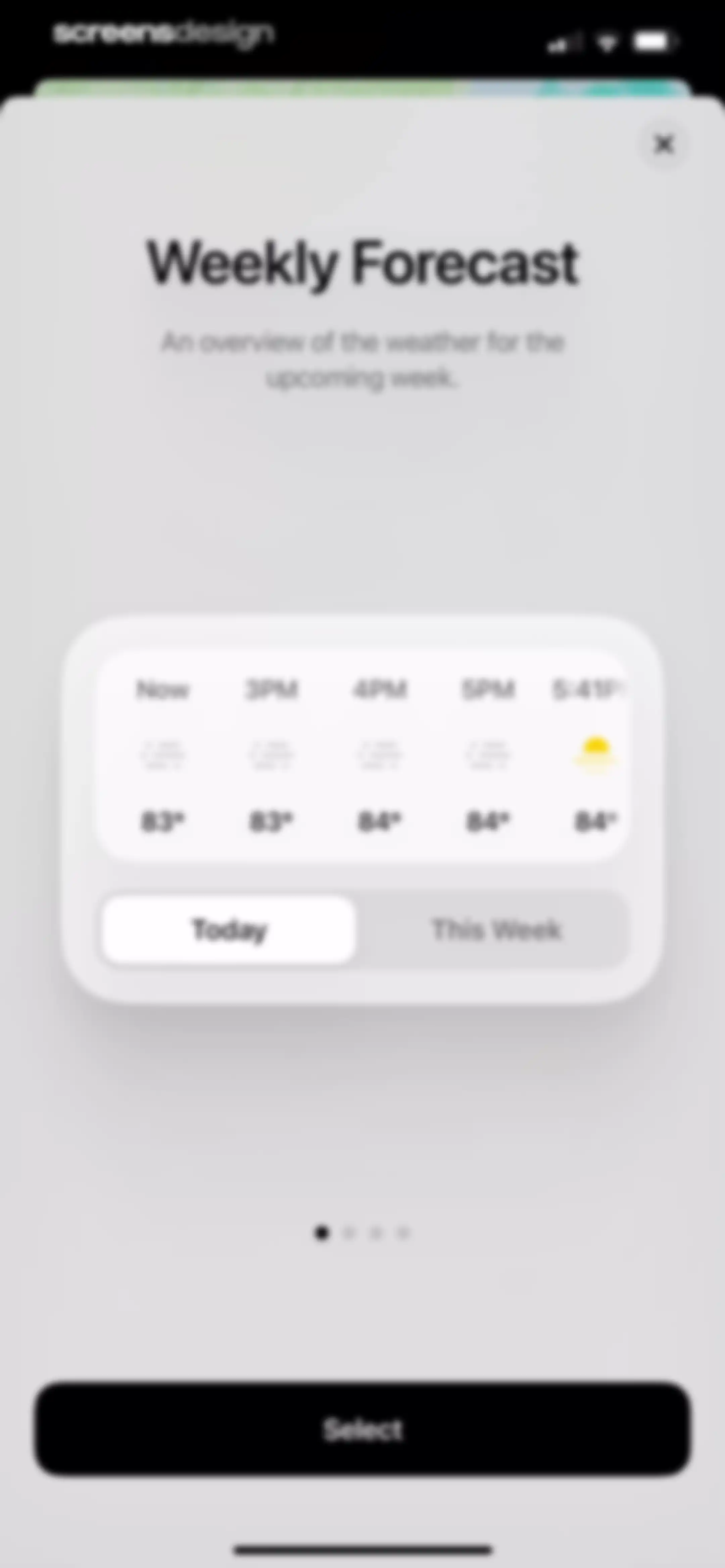 Element: Weather Radar screen 12