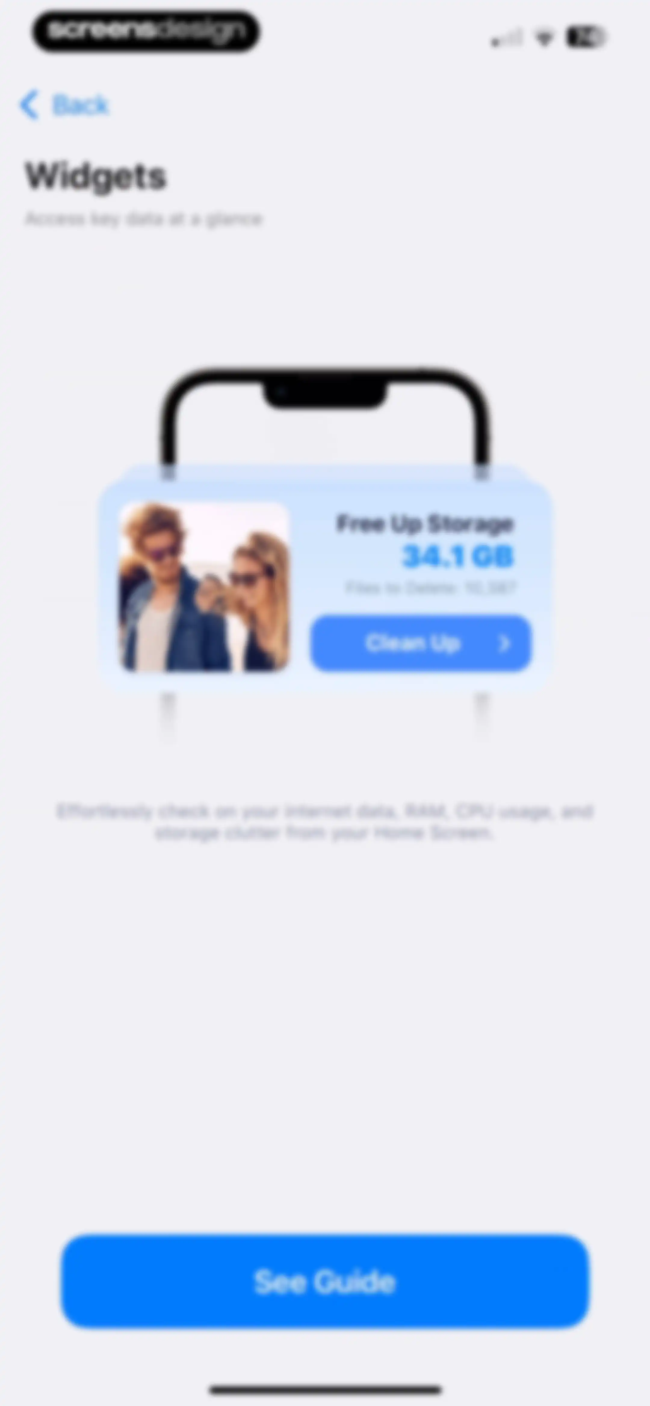 Cleaner Kit - Clean Up Storage screen 125