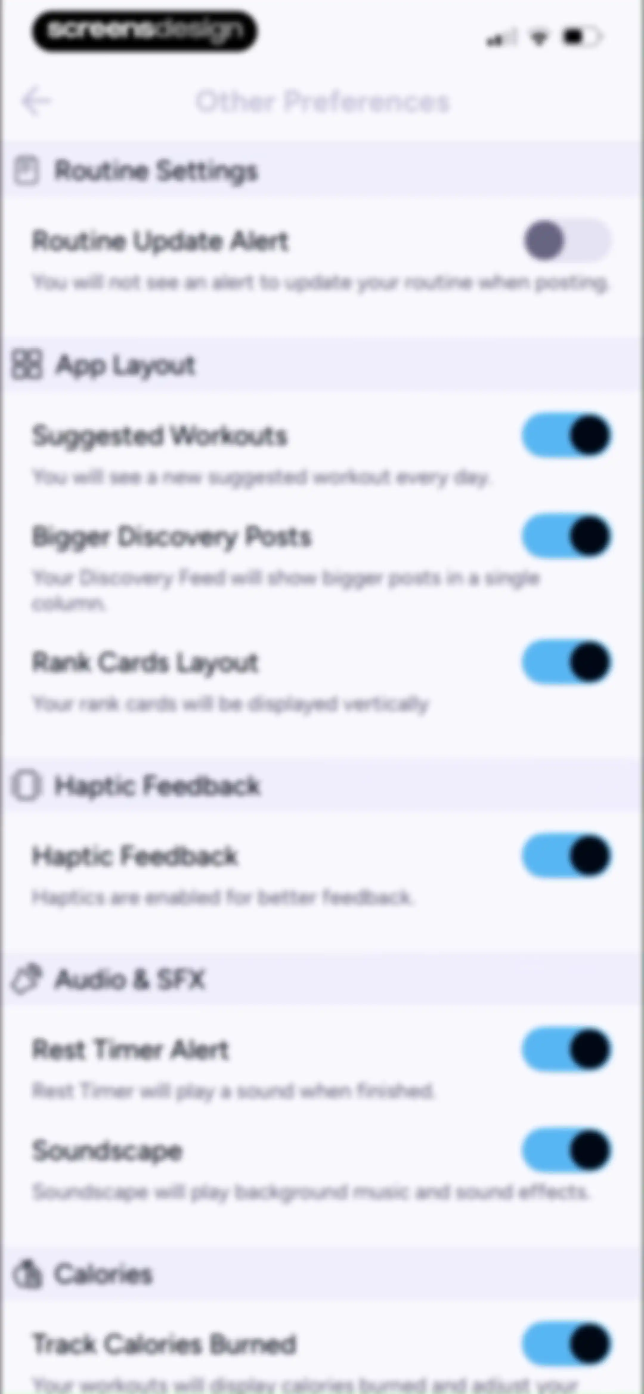 Liftoff - Ranked Gym Workouts screen 309