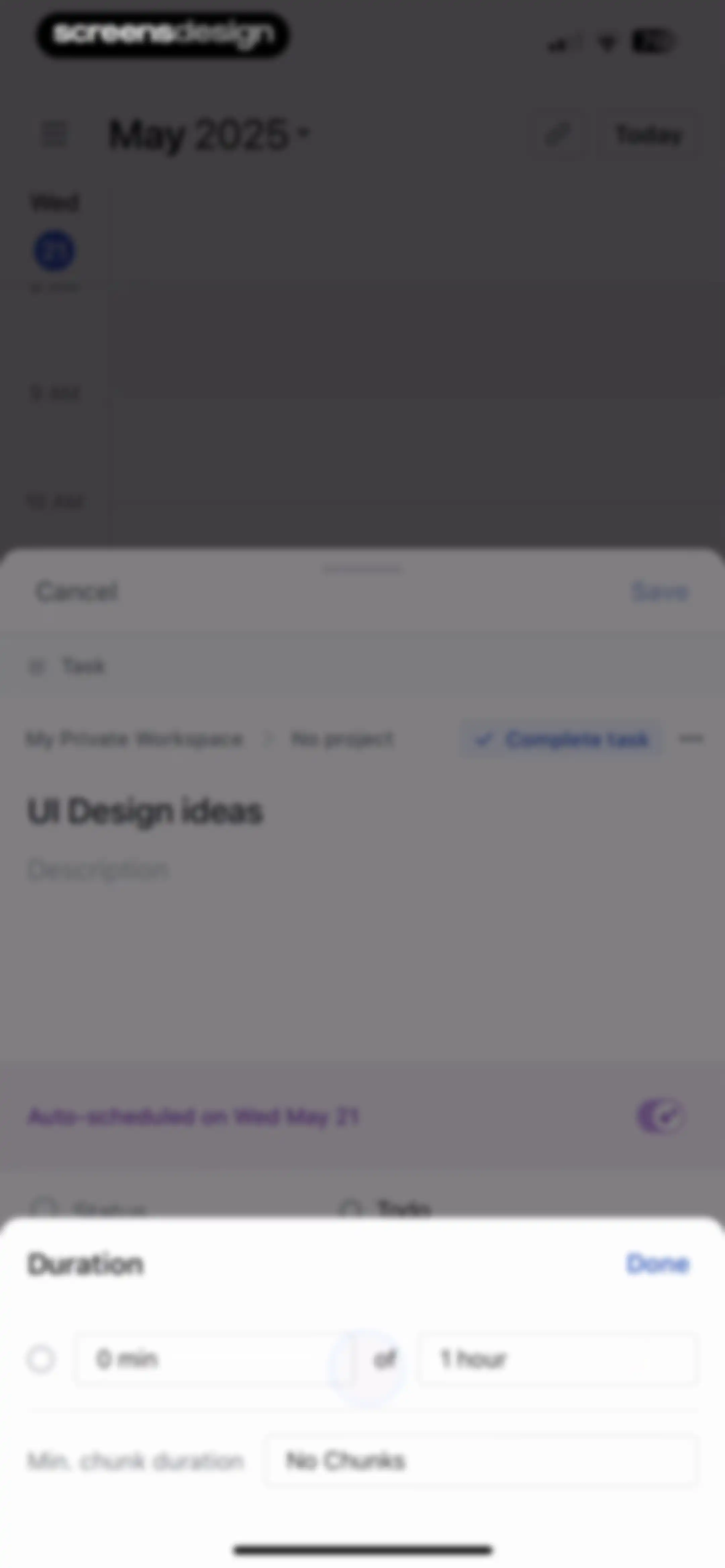 Motion: Tasks & AI Scheduling screen 36