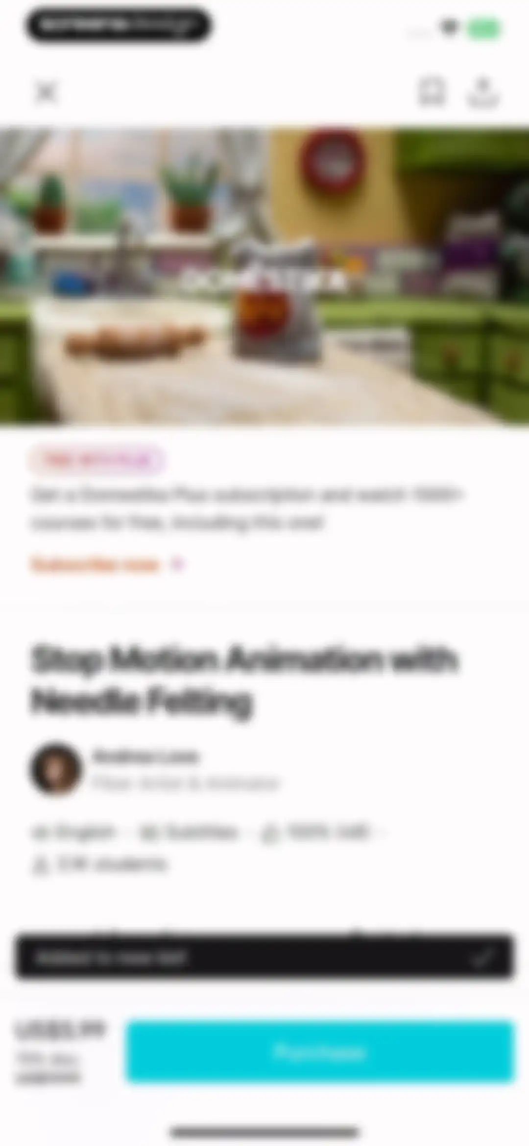 Domestika - Online courses screen 16