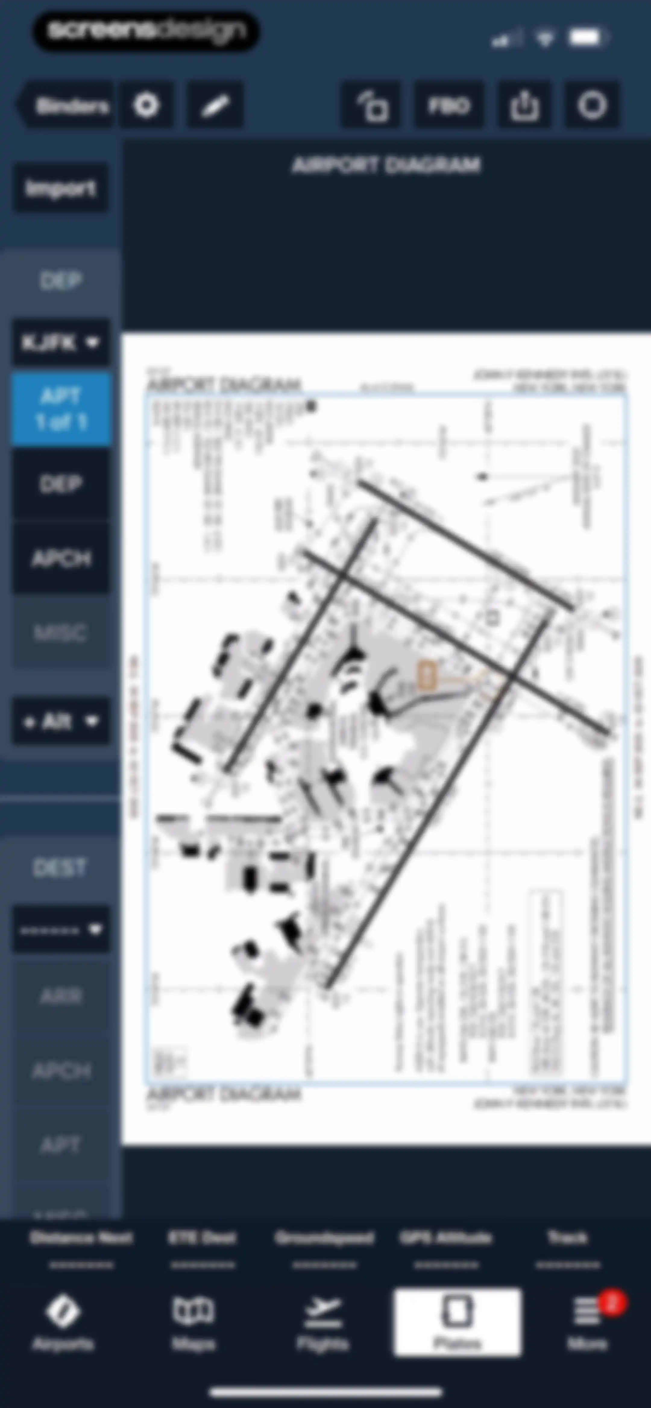 ForeFlight Mobile EFB screen 127