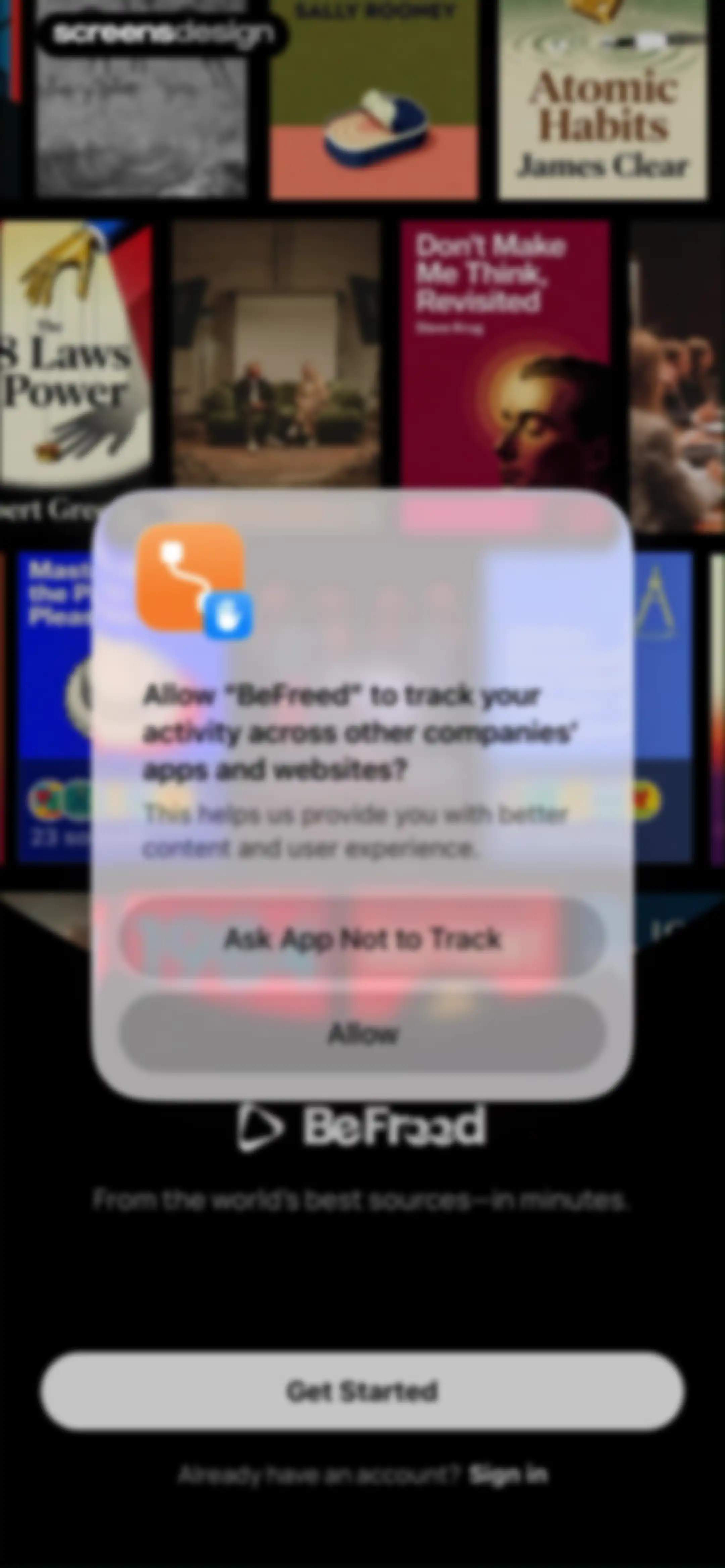BeFreed: Personalized Learning screen 2