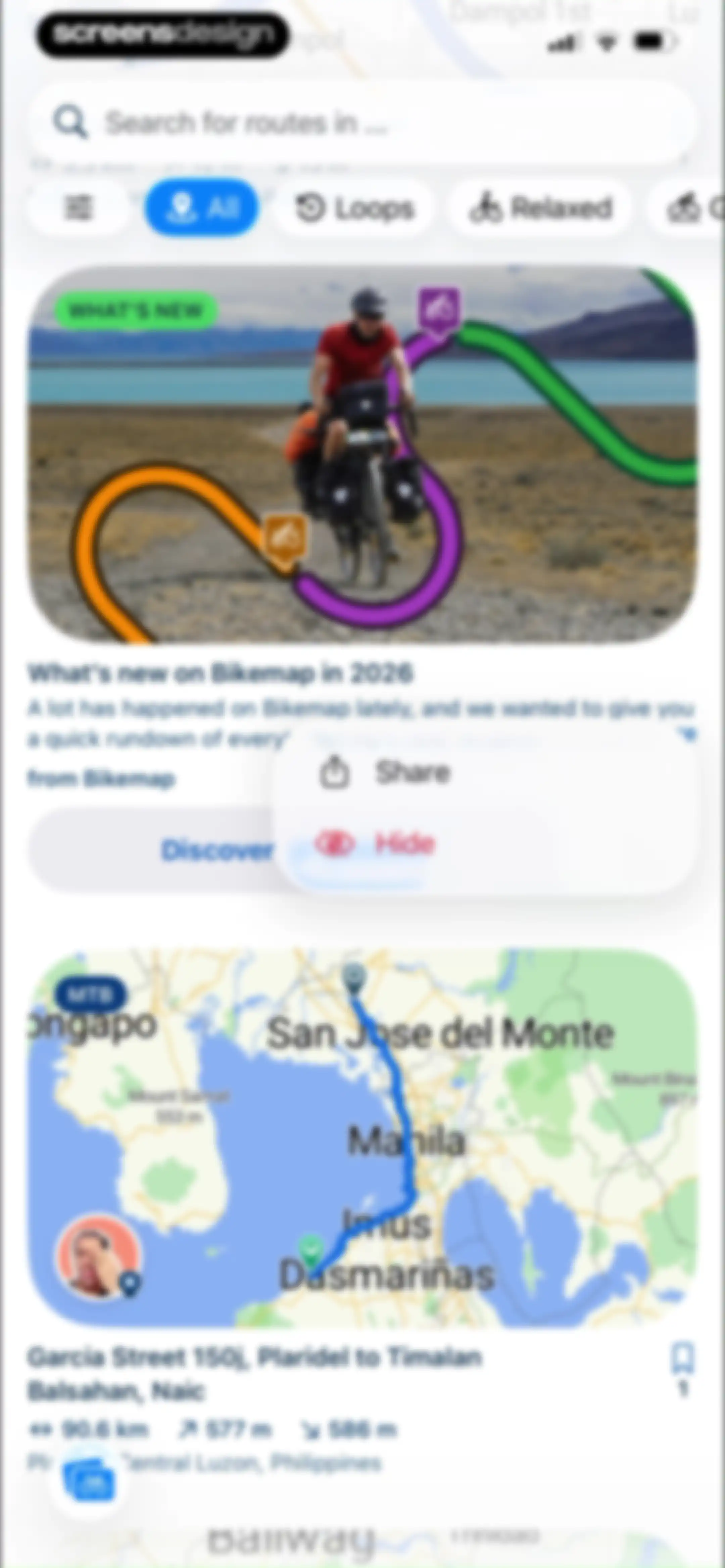 Bikemap: Bicycle Tracker & GPS screen 86