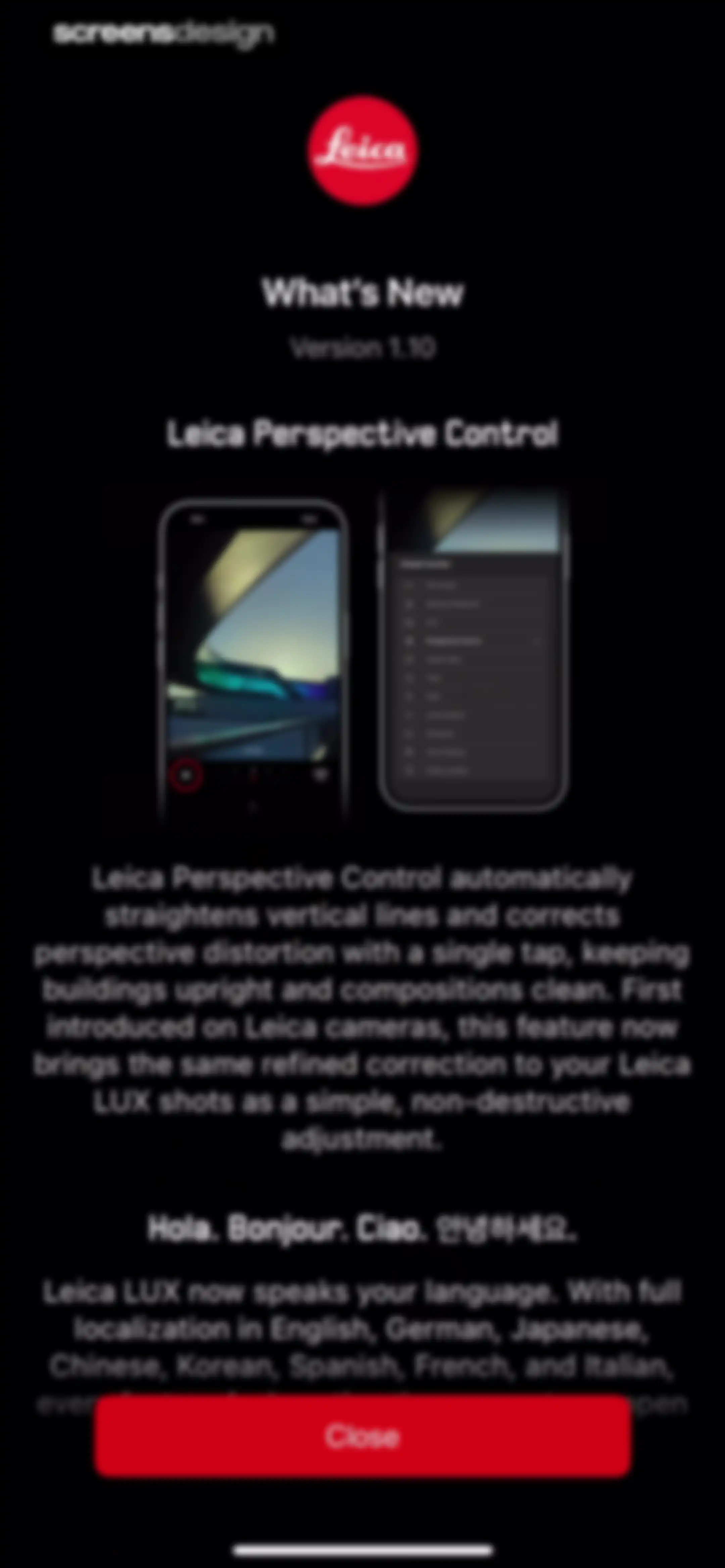 Leica LUX - Pro Manual Camera screen 72