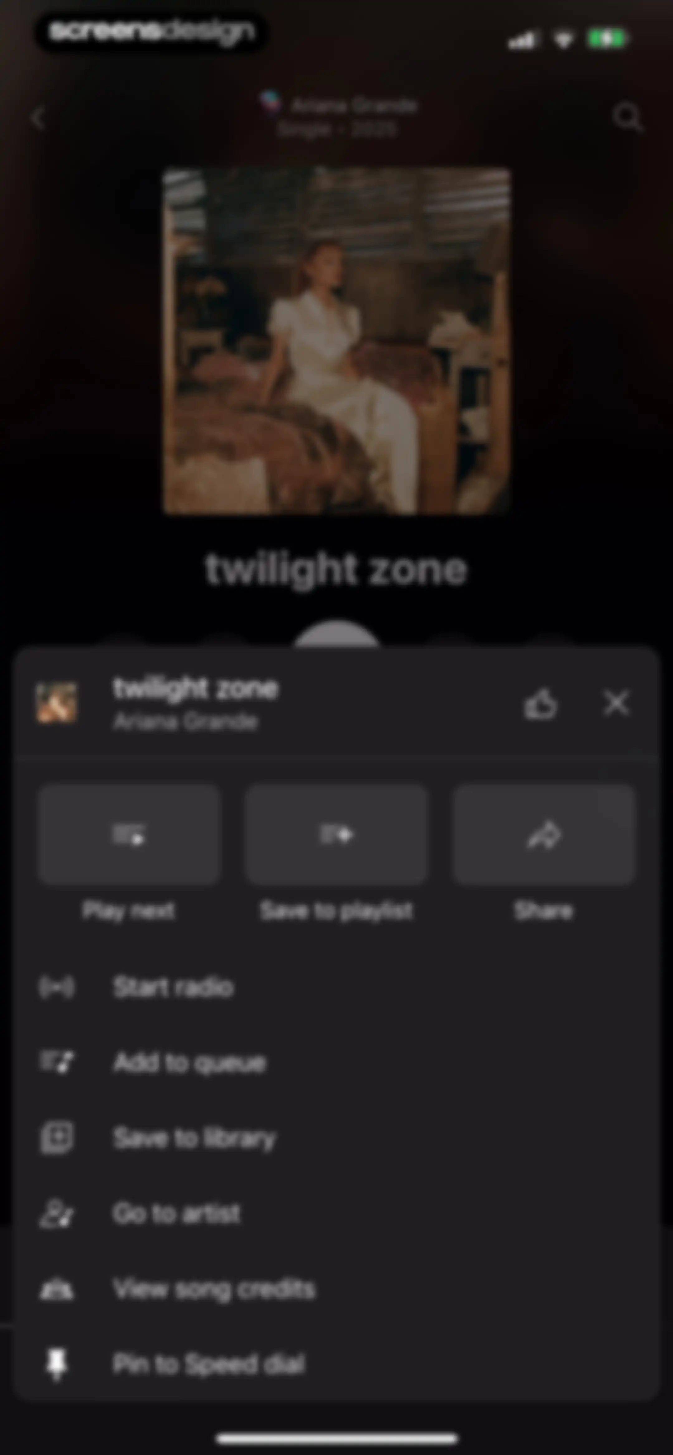 YouTube Music screen 79