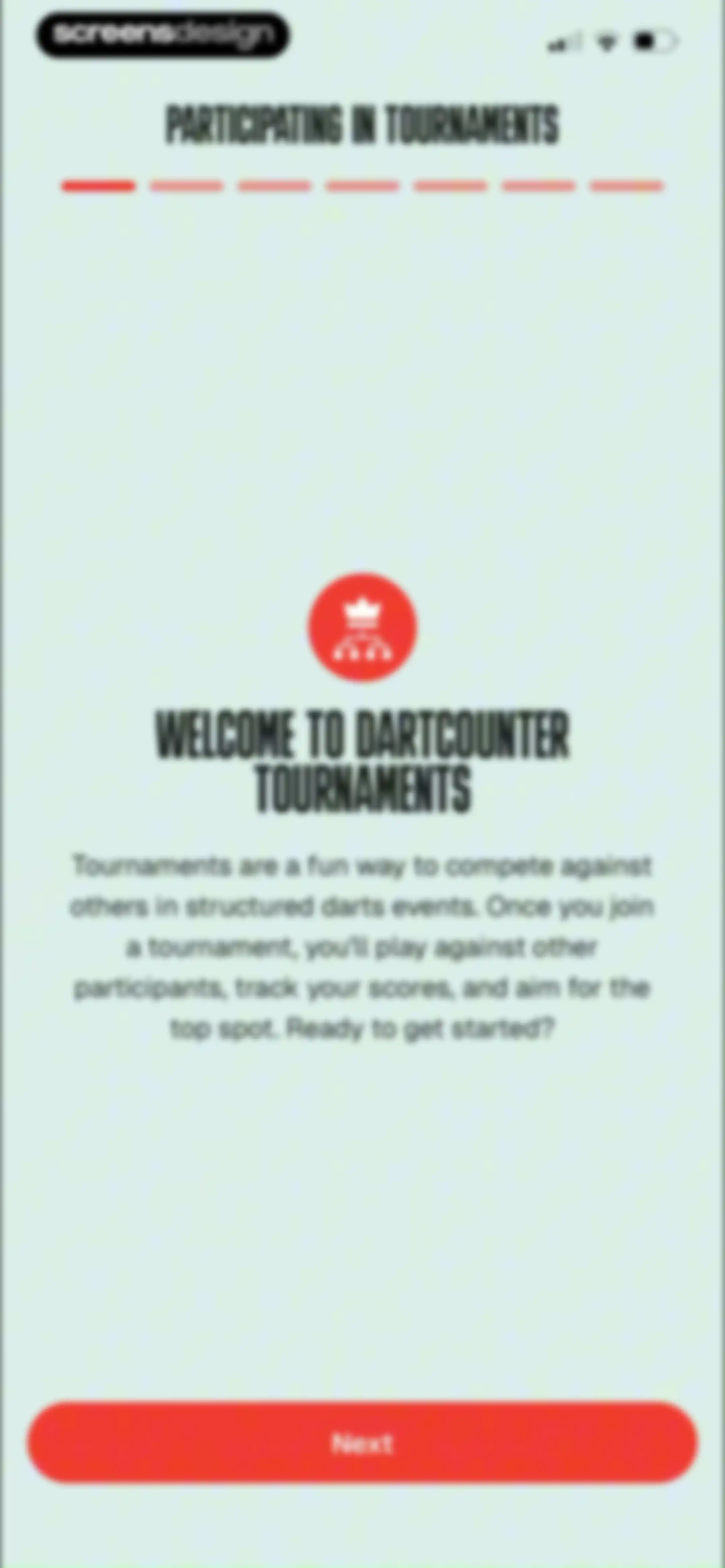 DartCounter screen 99