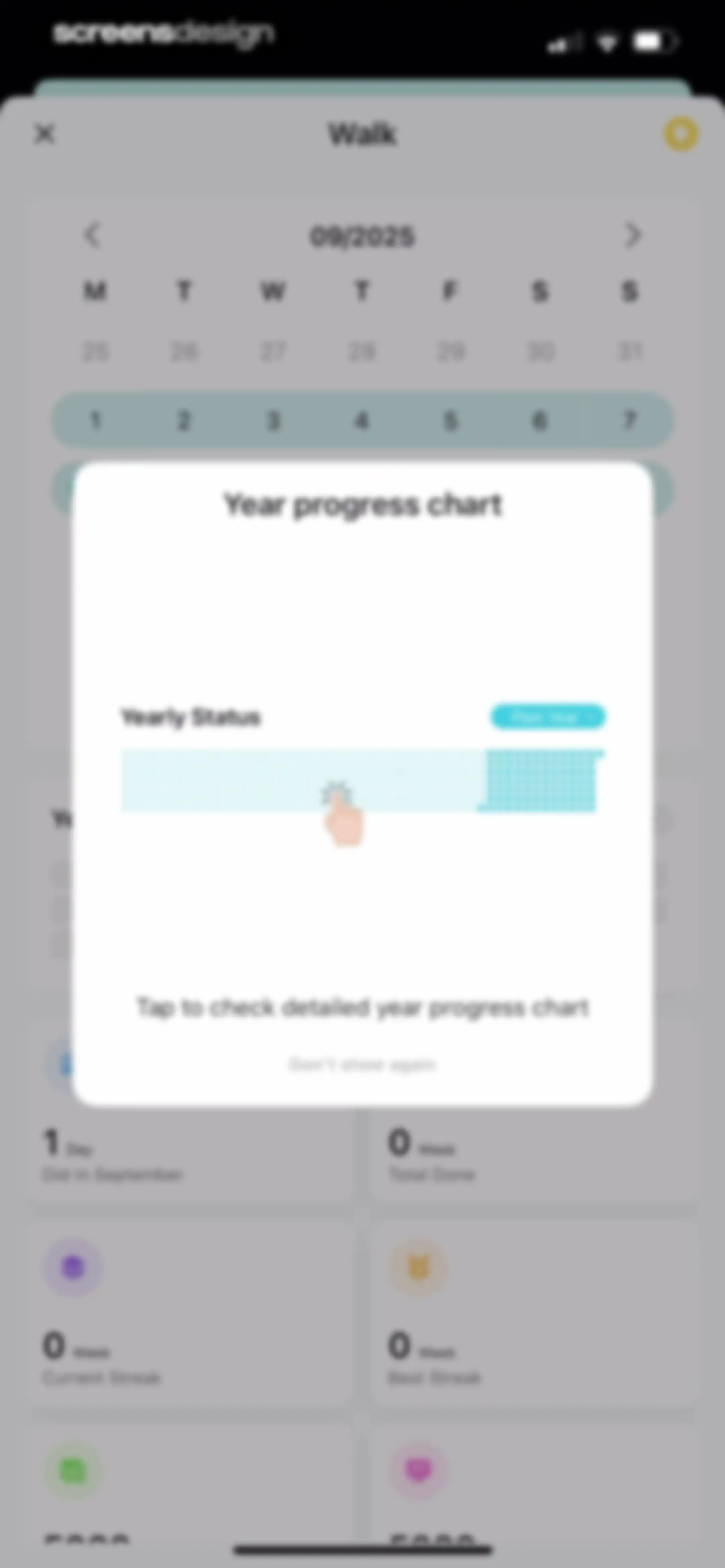 Habit Tracker screen 103