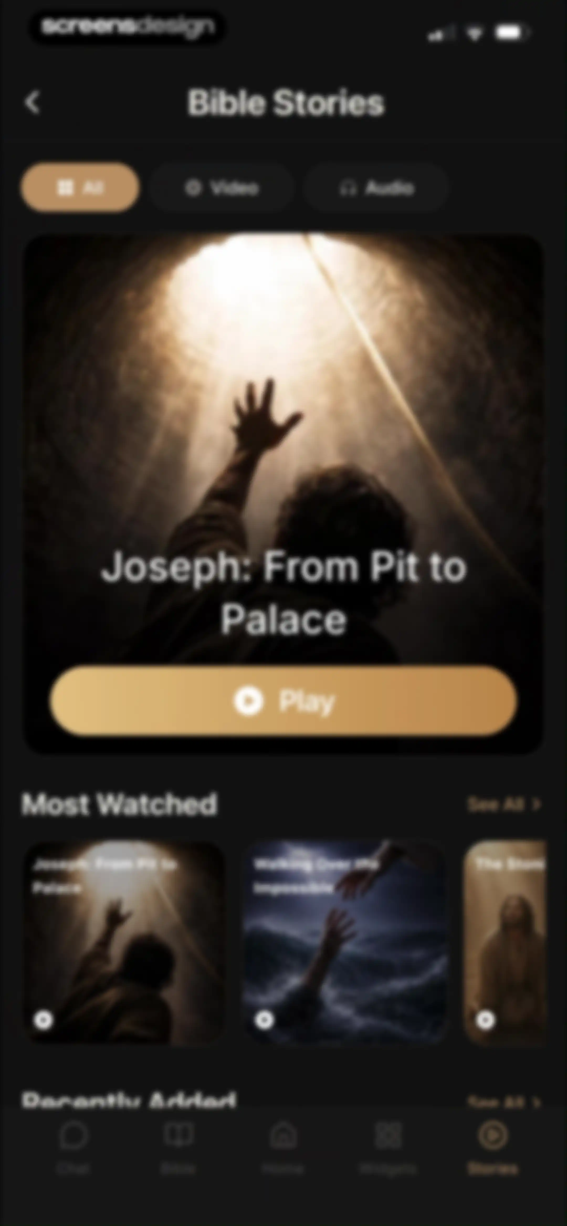 Holy Bible Widget: Daily Verse screen 28