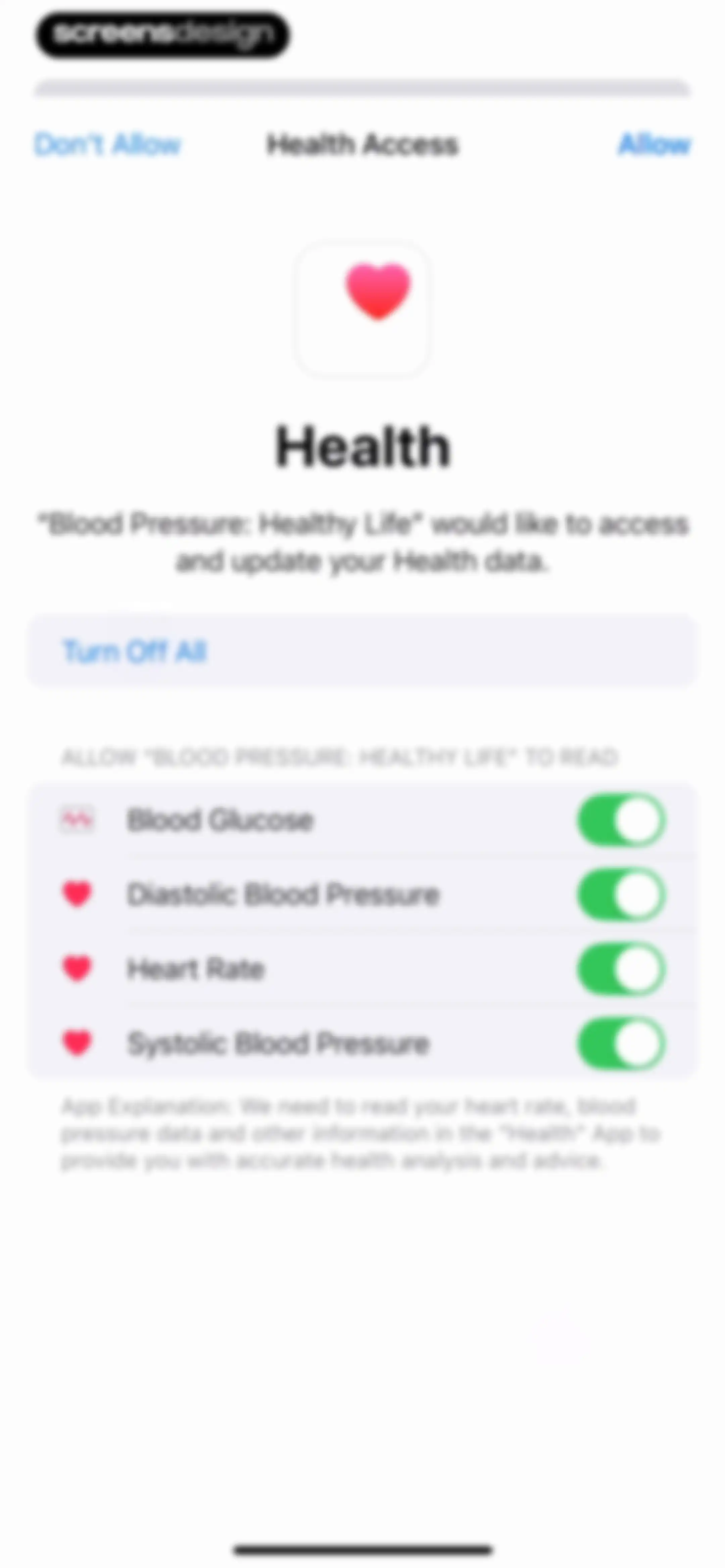 Blood Pressure: Healthy Life screen 35