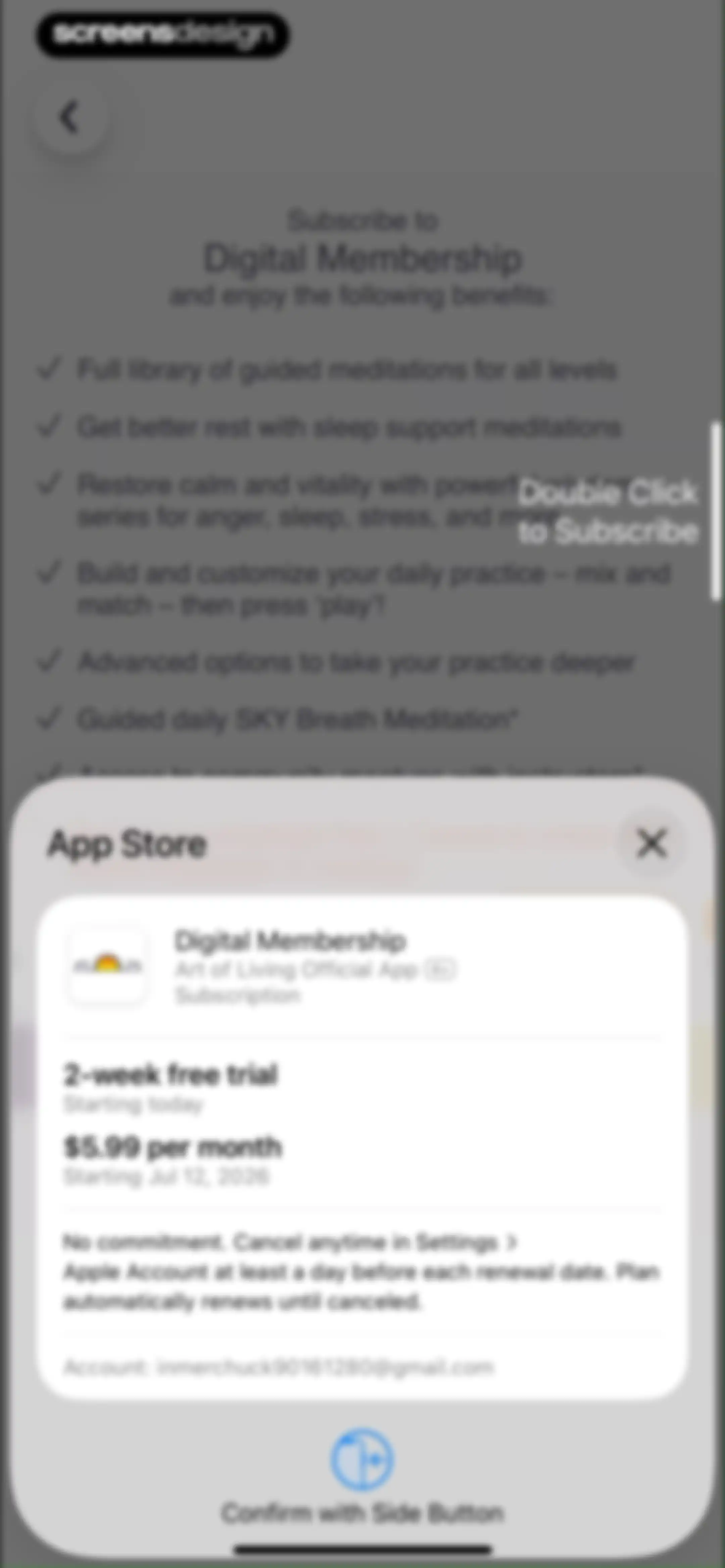 Art of Living Official App screen 76