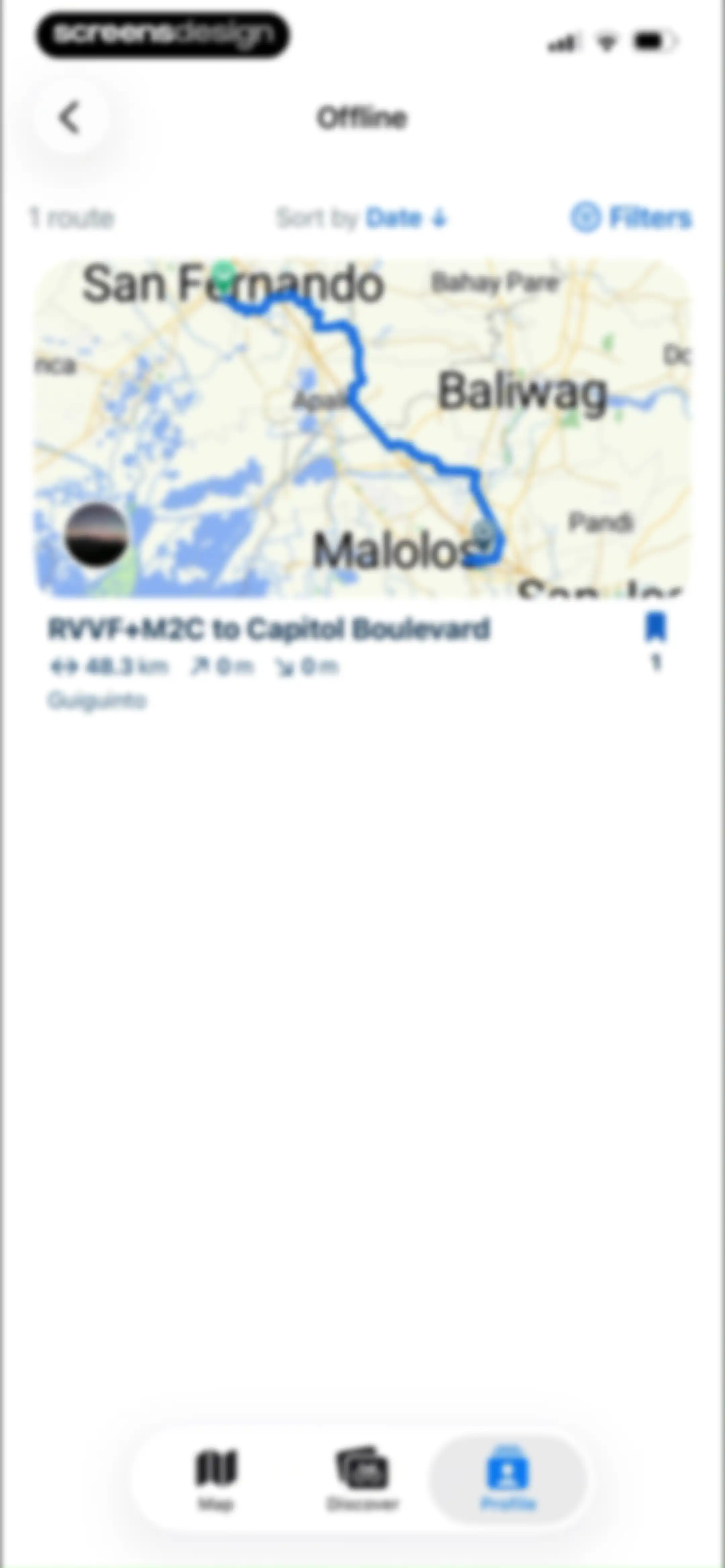 Bikemap: Bicycle Tracker & GPS screen 101