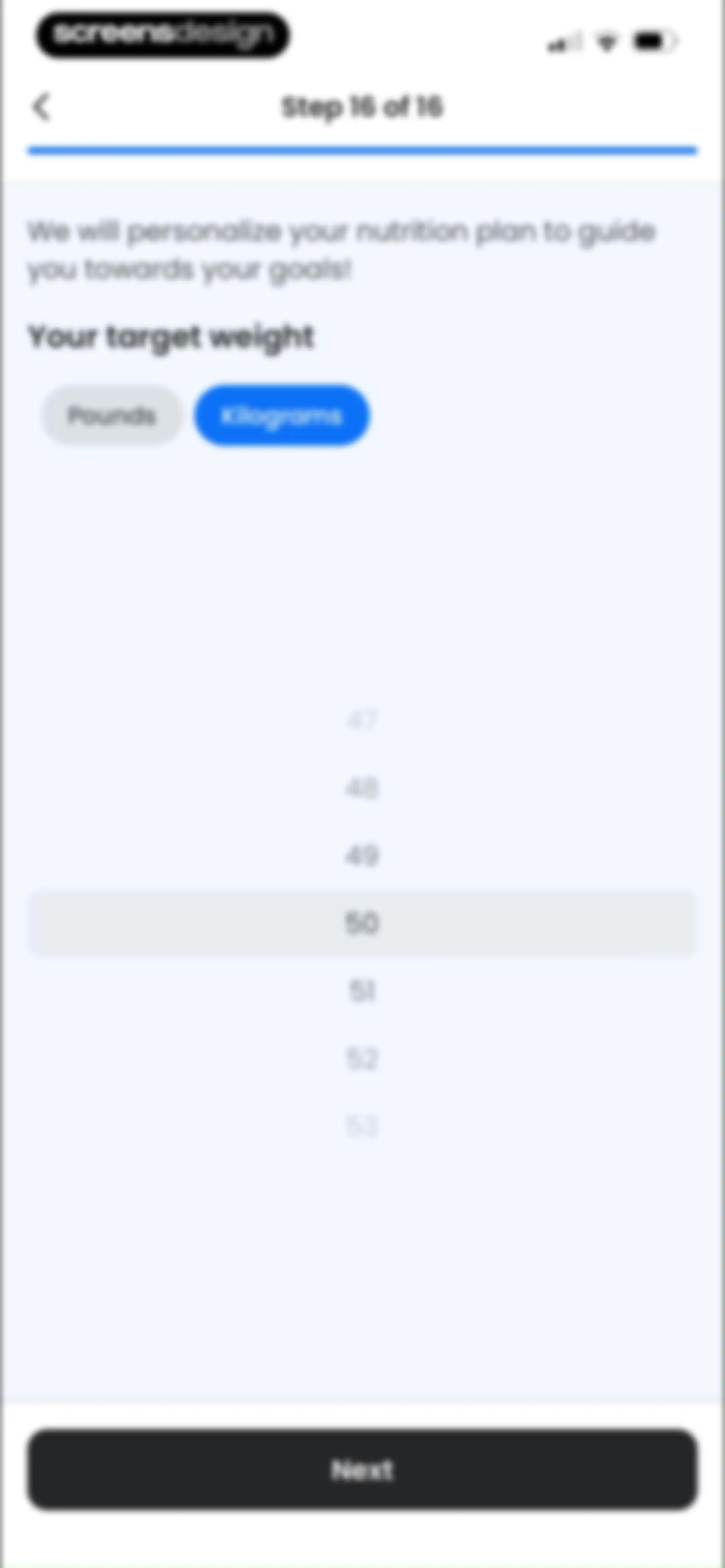 MyDiabetes: Sugar & Meal Log screen 23