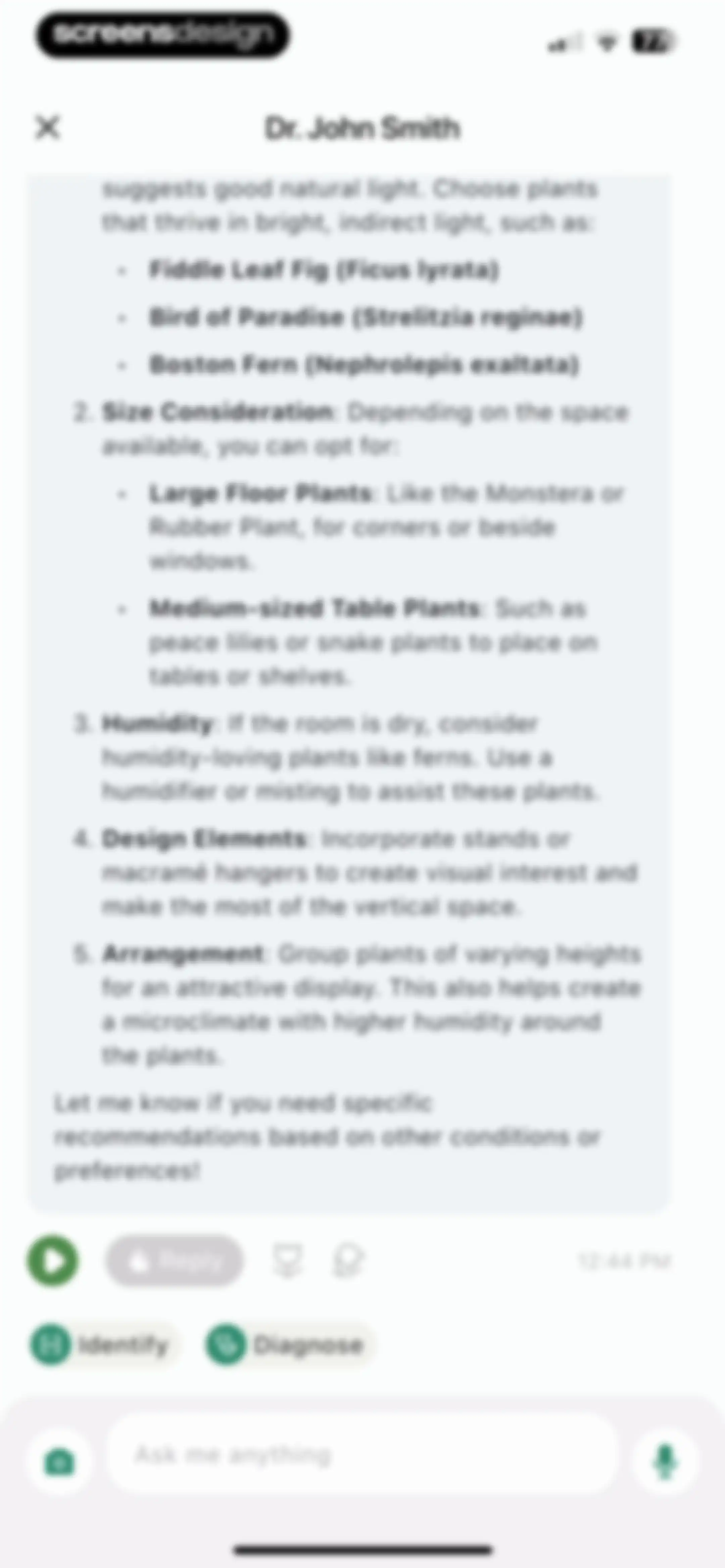 Plant Identifier: ChatPlant AI screen 67