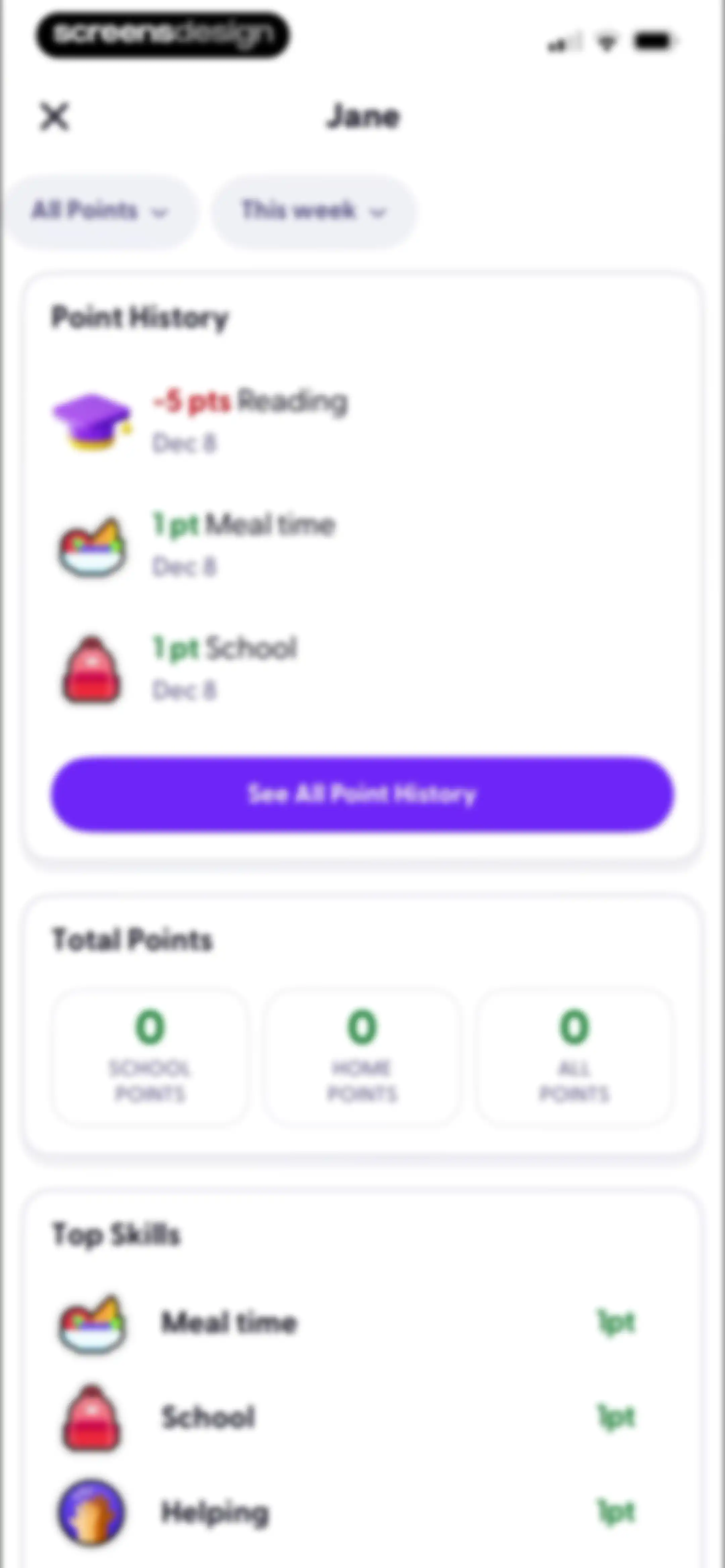 ClassDojo screen 66