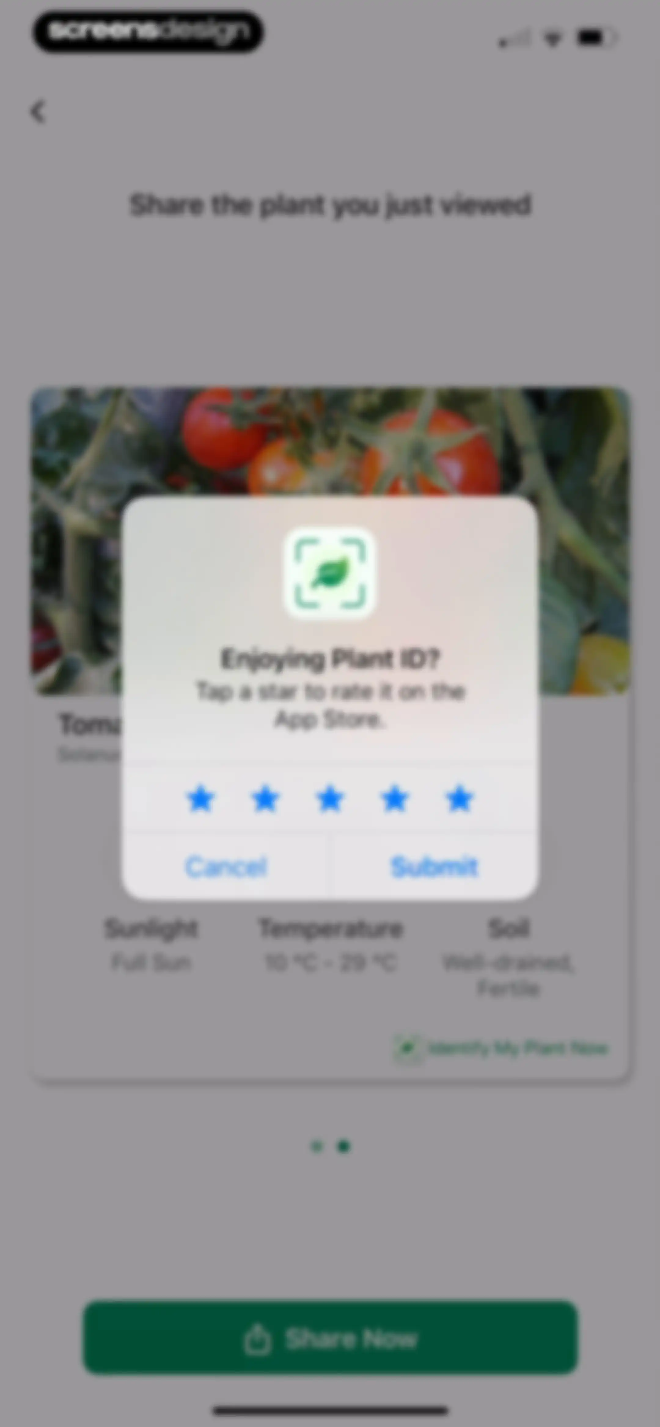 Identify My Plant Now screen 22