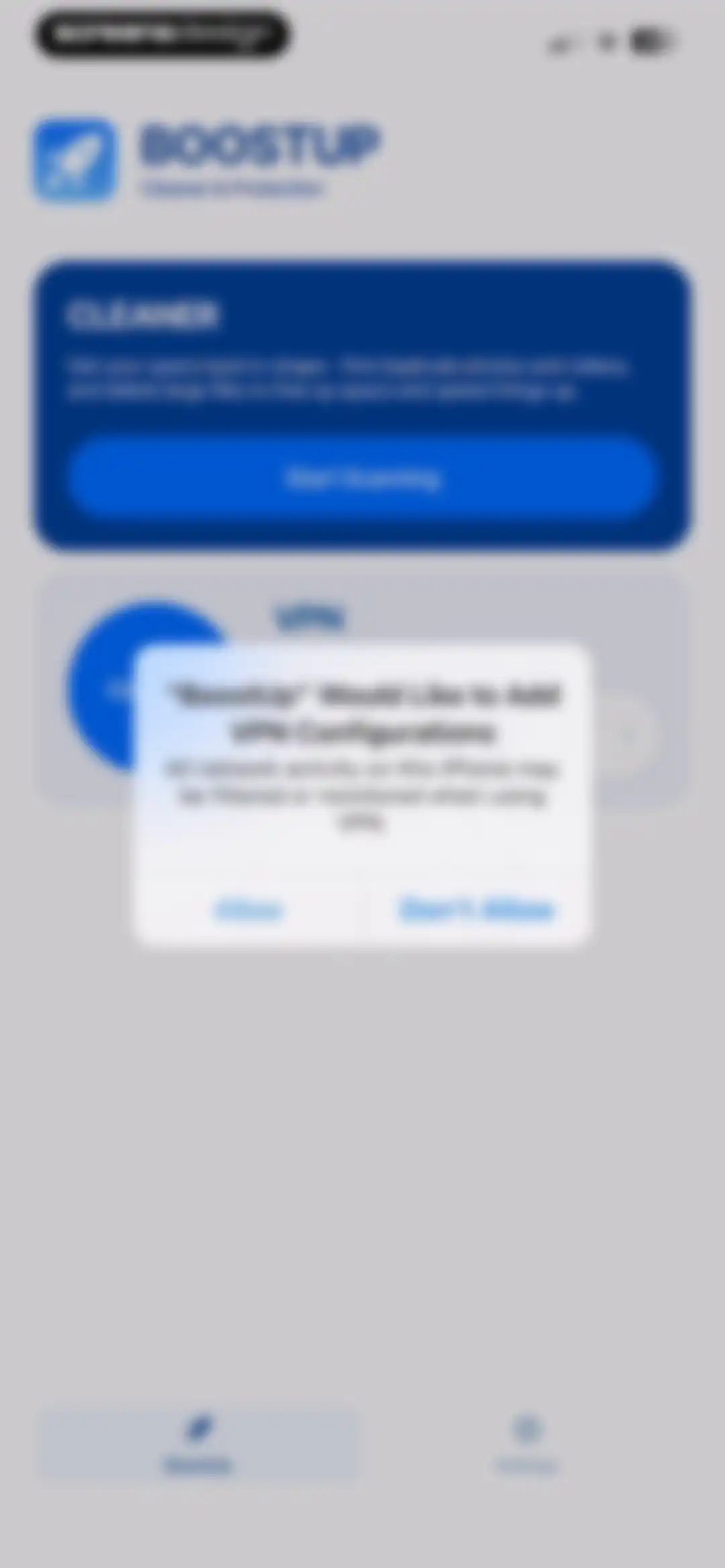 BoostUp Cleaner & Protection screen 17
