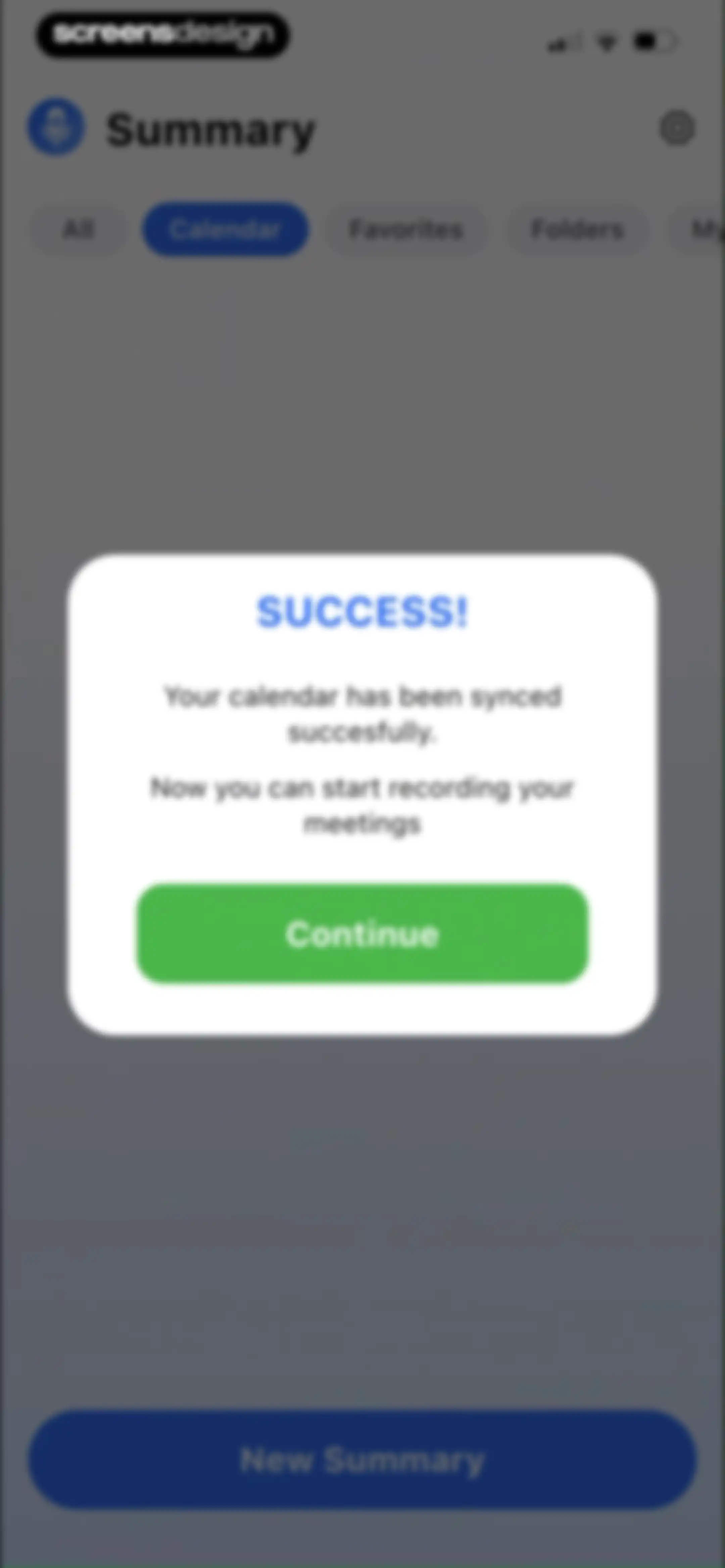 Summary - AI Note Taker screen 83