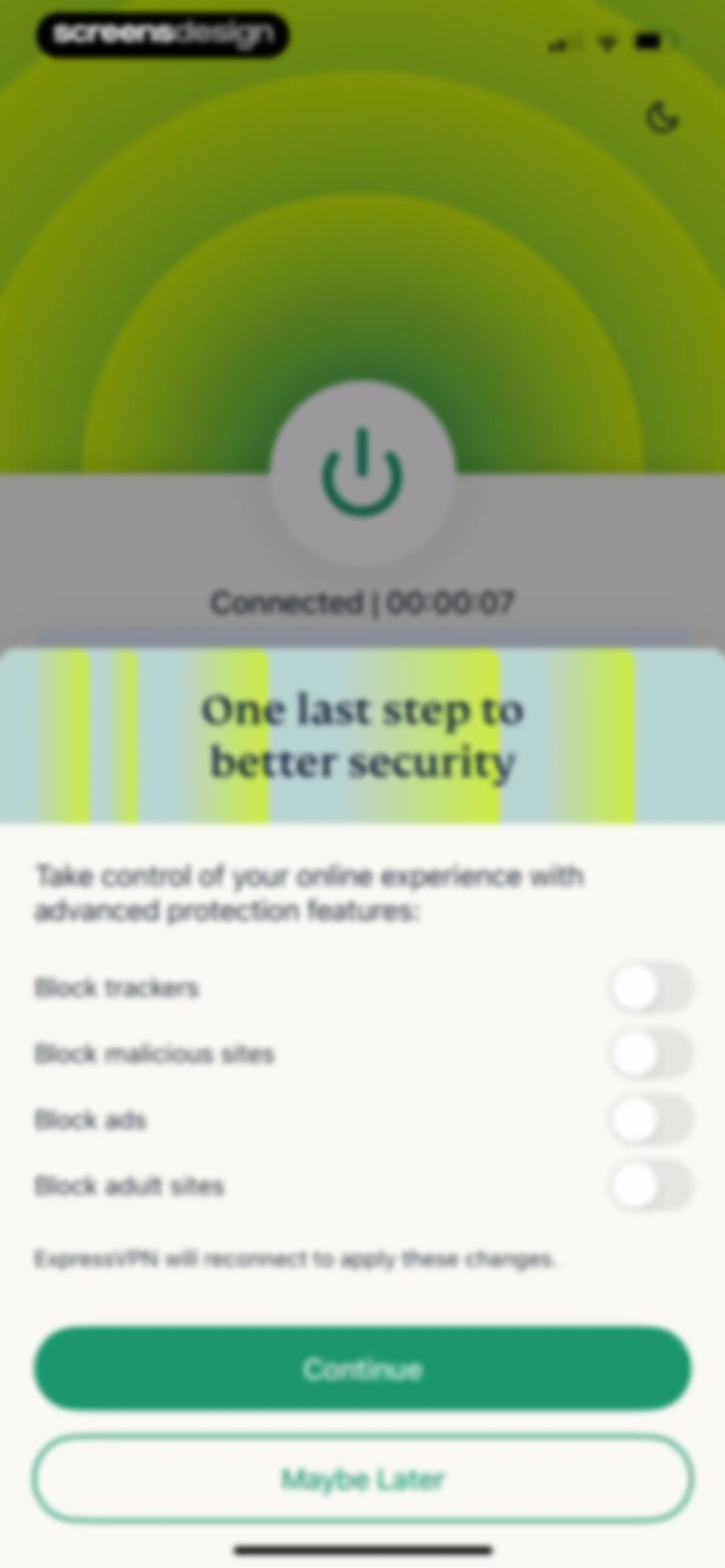 ExpressVPN · Secure & Fast VPN screen 19