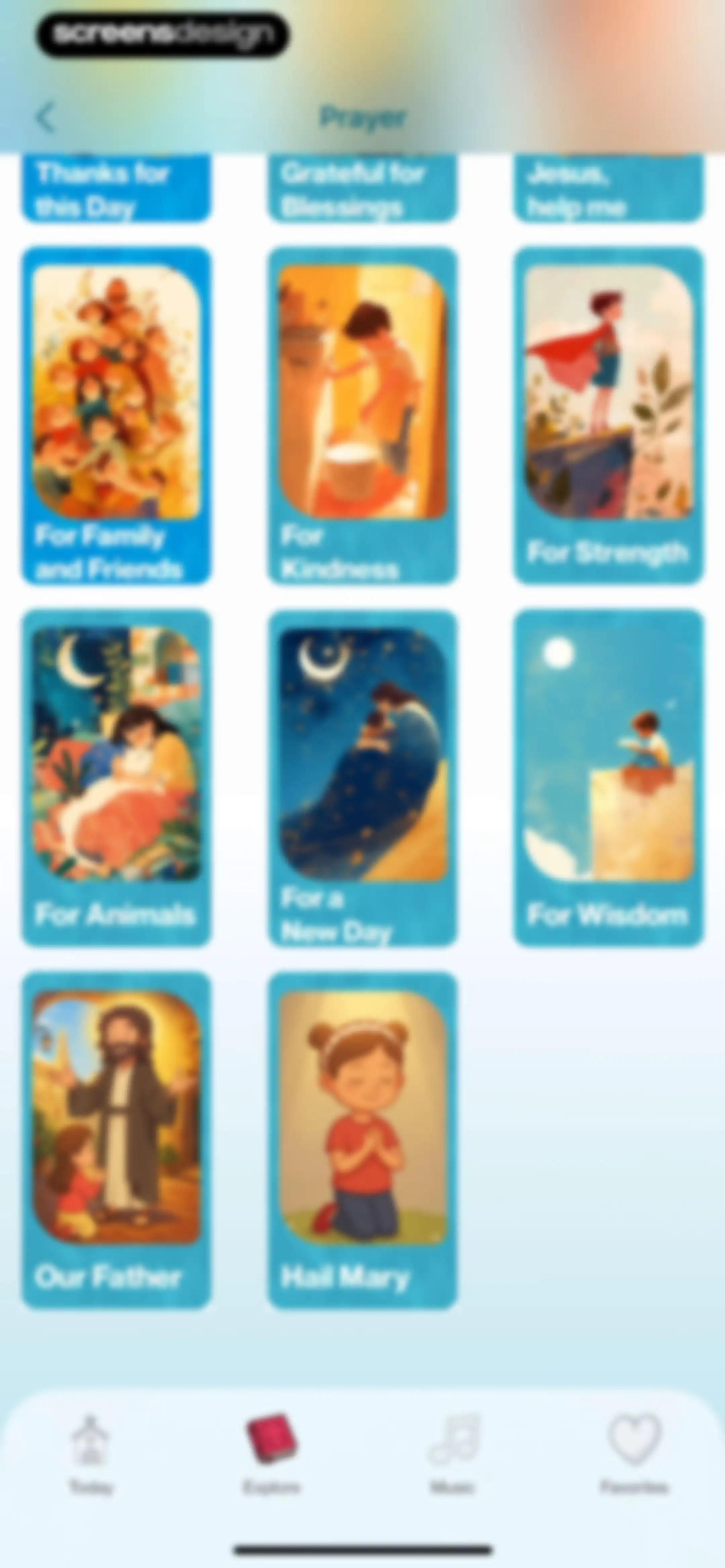 Theo: Prayer & Meditation screen 99
