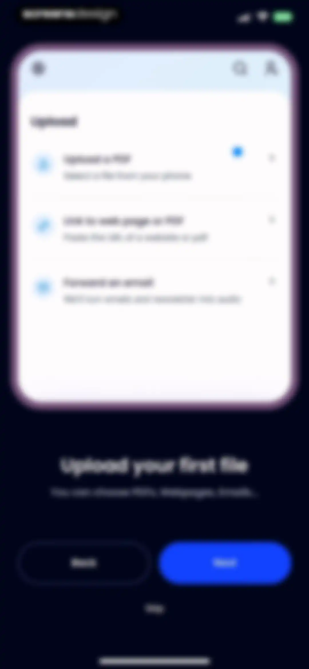 Listening: Text to Speech screen 5